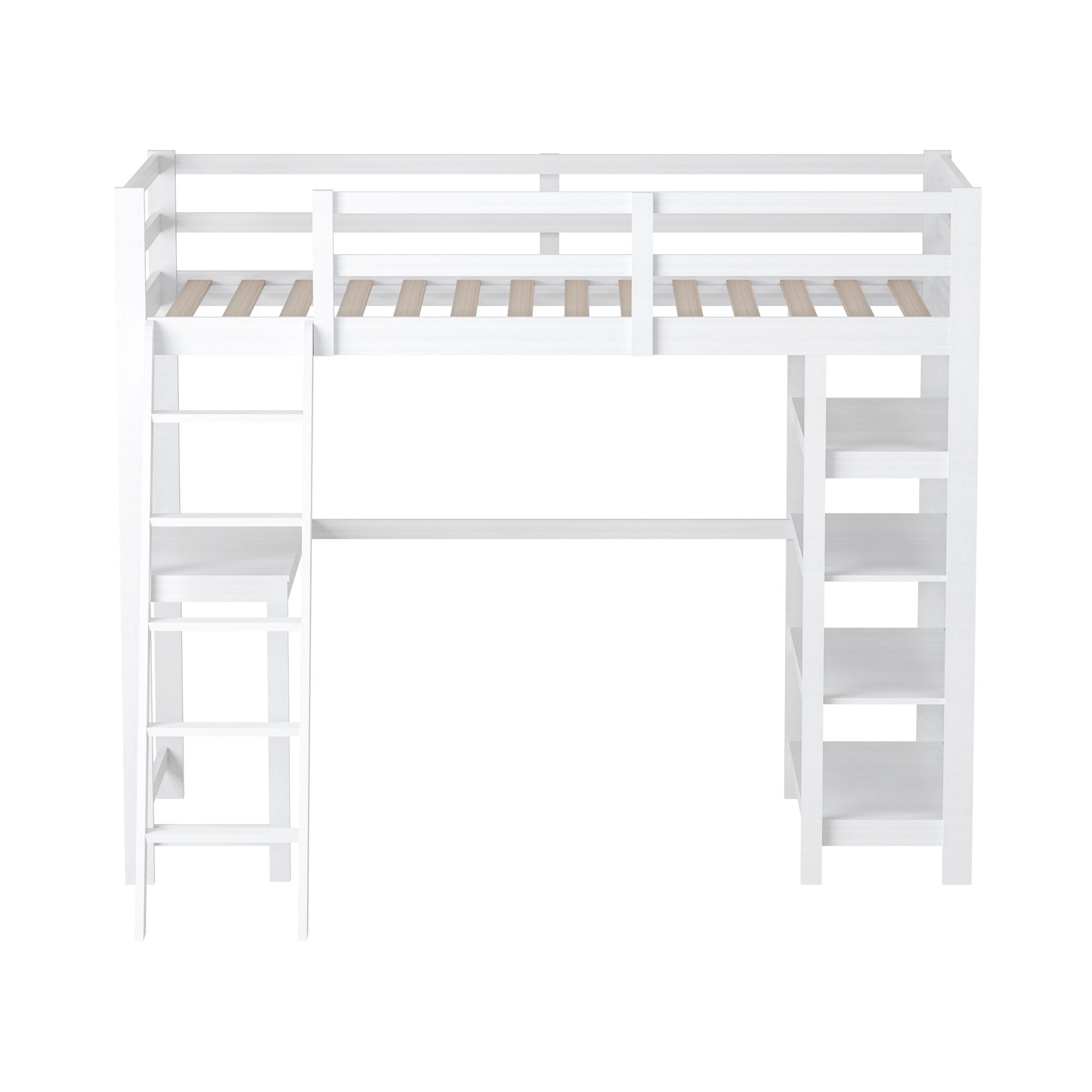 Furnishings Home Hochbett Stauraumbett Kinderbett Holzbett günstig online kaufen