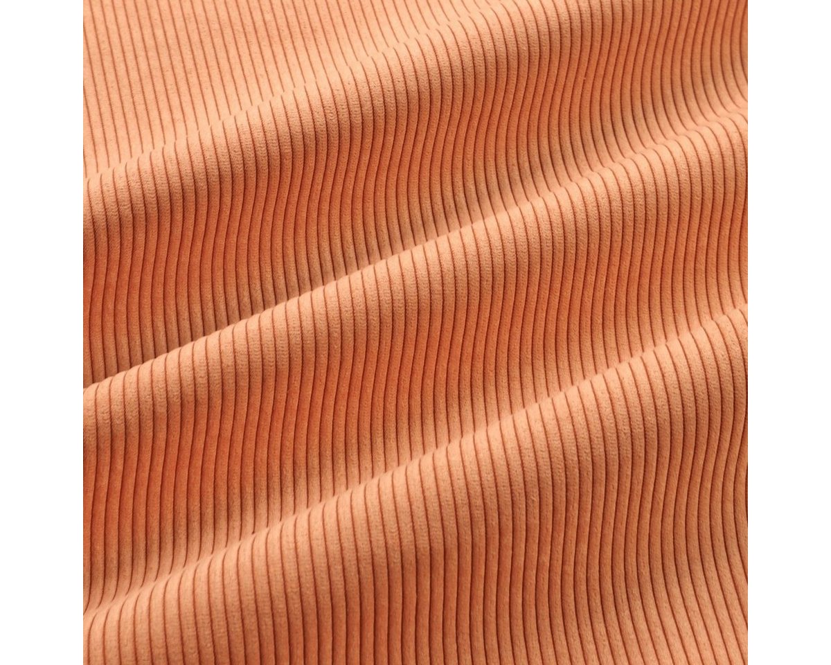 Thumbnail - Stofferia Stoff Polsterstoff Teflon Cord Porto Orange, Breite 142 cm, Meterware