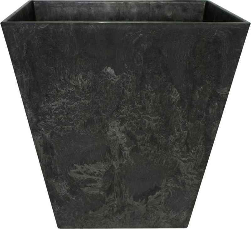 Artstone Pflanzkübel Artstone Topf Ella 30 x 30 x 29 cm schwarz