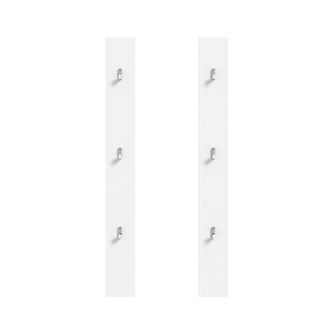 xonox.home Garderobenhalter ProjektX Wandgarderobe Set mit 2 6 Haken weiß Hoch