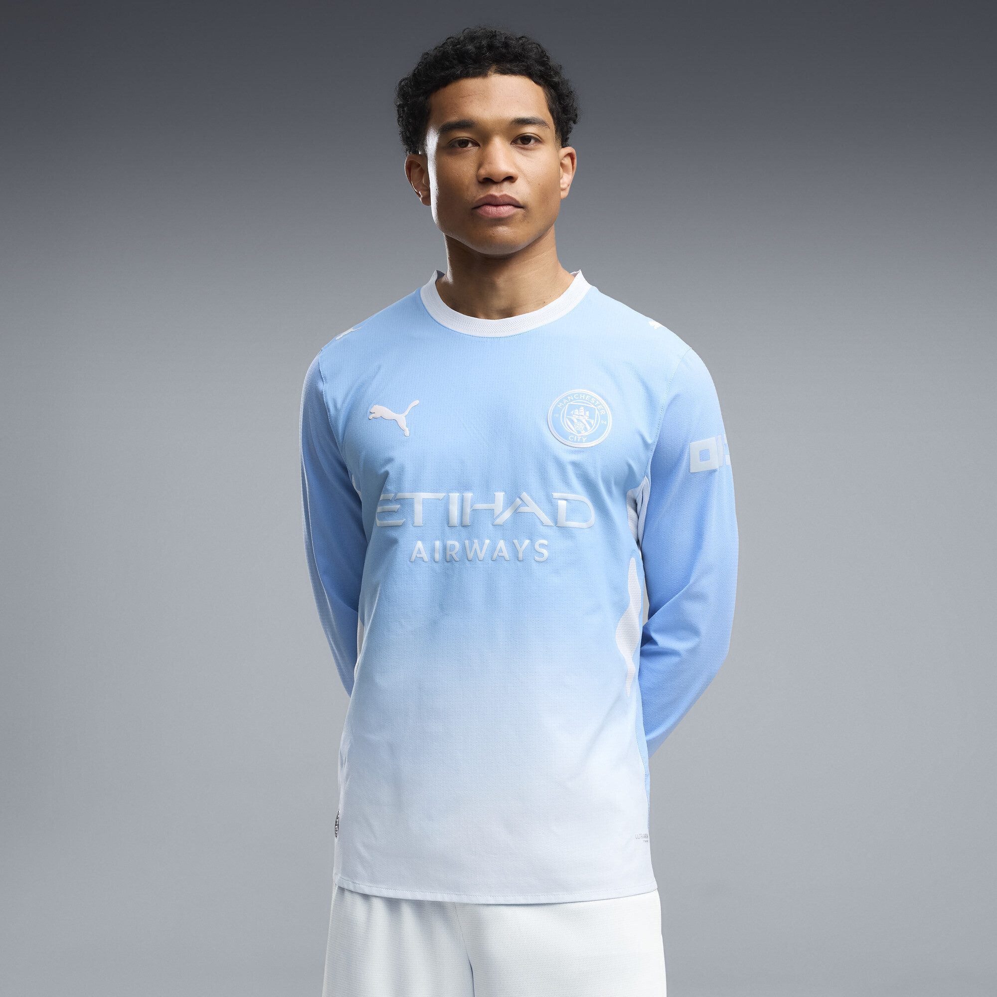 PUMA Trainingsshirt Manchester City 26/27 Authentic Langarm-Heimtrikot Herren