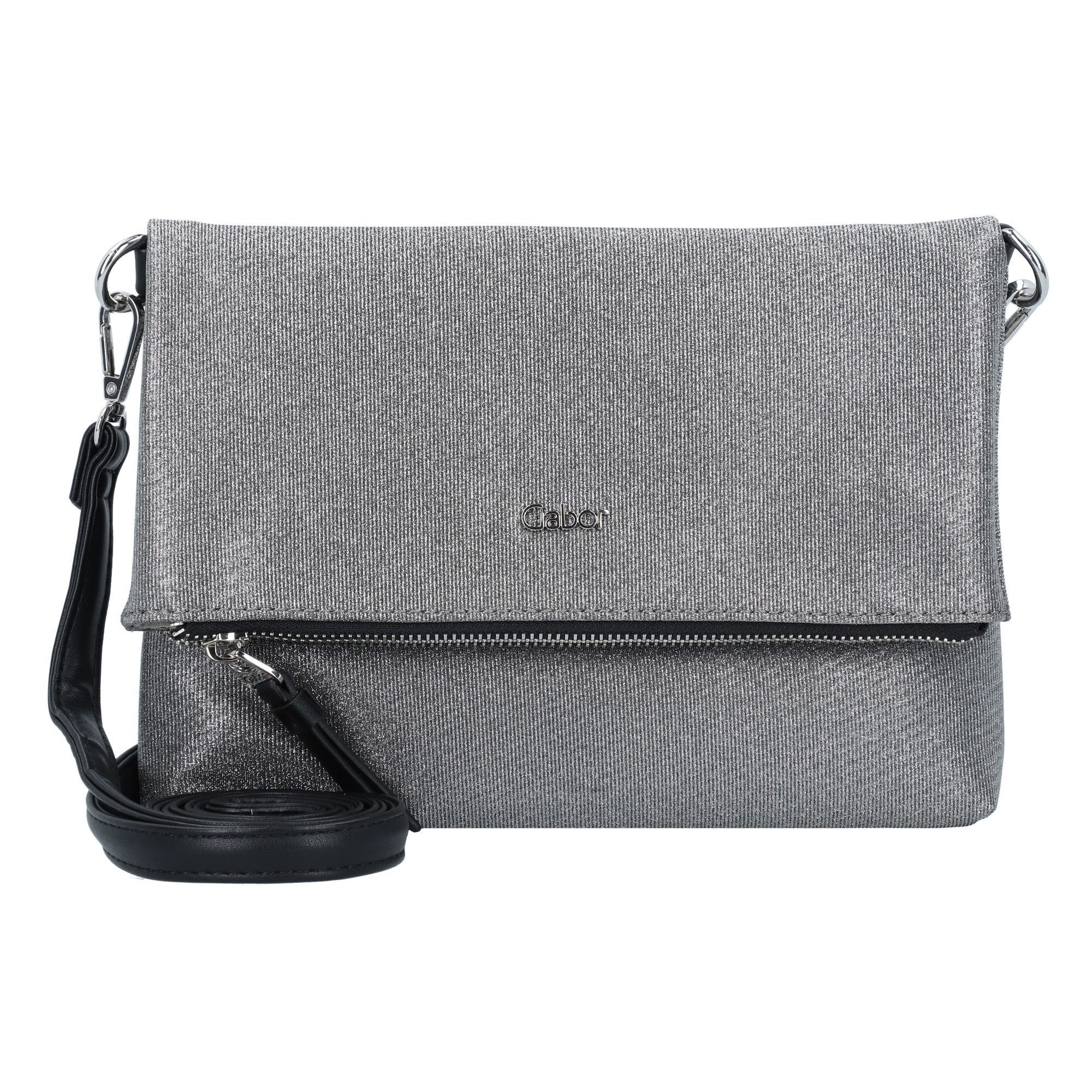 Gabor Damen Umhängetasche Amy - Elegante Flap Bag In Dunkelblau, Mit Magnetverschluss (20x8x17,5 Cm)