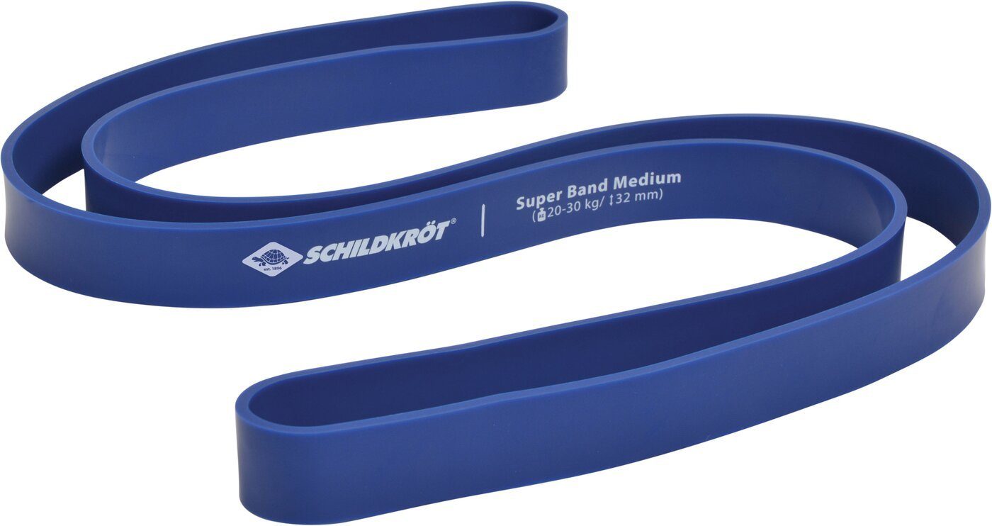 1 BAND Wide Schildkröt-Fitness Medium FARBE 32mm SUPER blue, KEINE Physiobänder