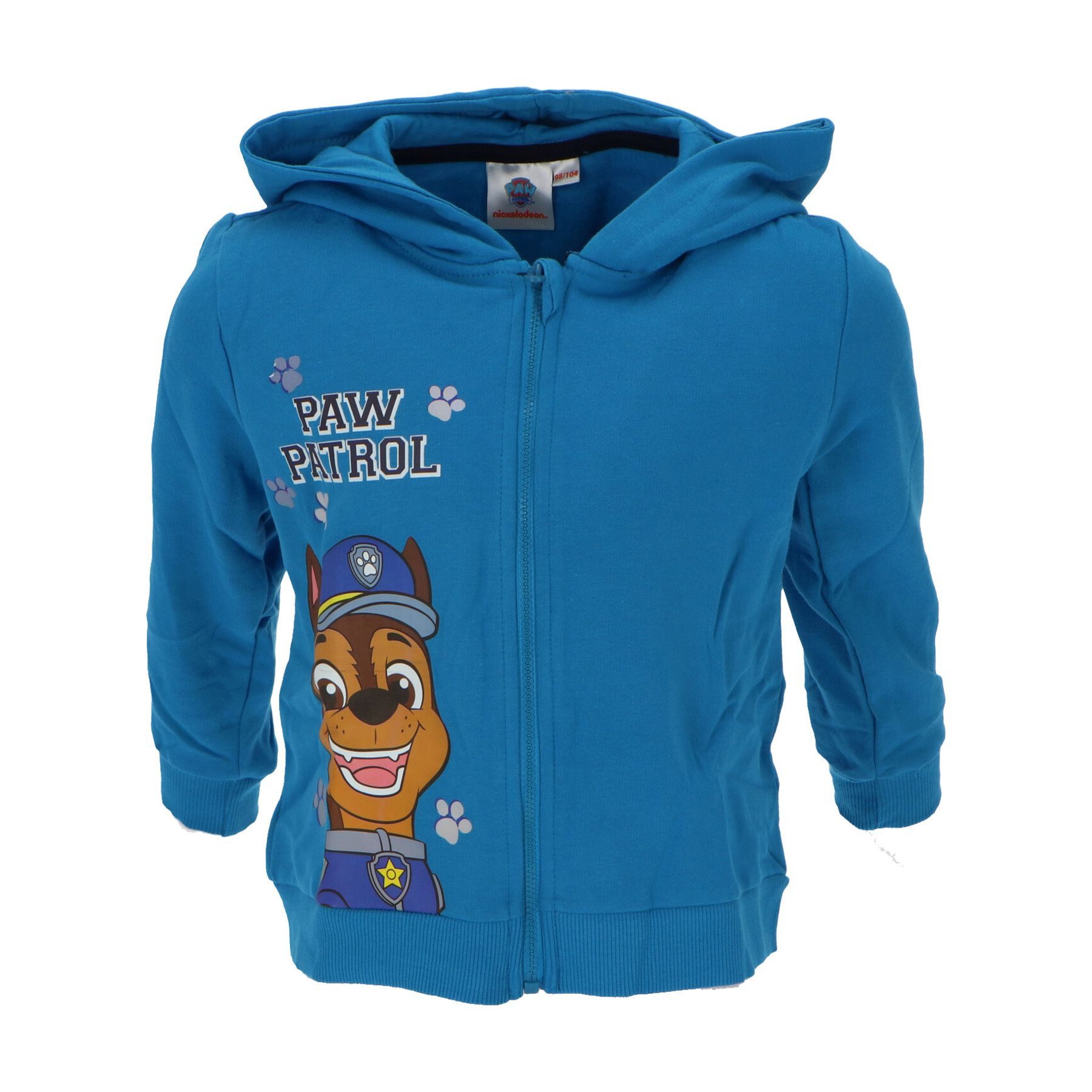 PAW PATROL Kapuzensweatjacke Kinder Sweatjacke aus weicher Baumwolle Hält an kühlen Tagen warm
