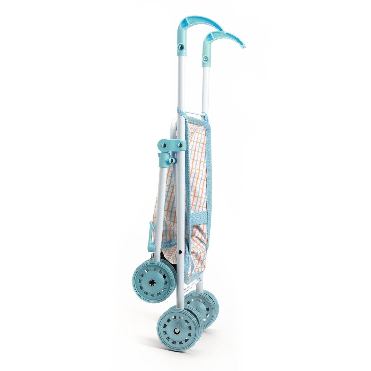 DJECO Puppenbuggy Puppenwagen mit Karomuster 44 günstig online kaufen