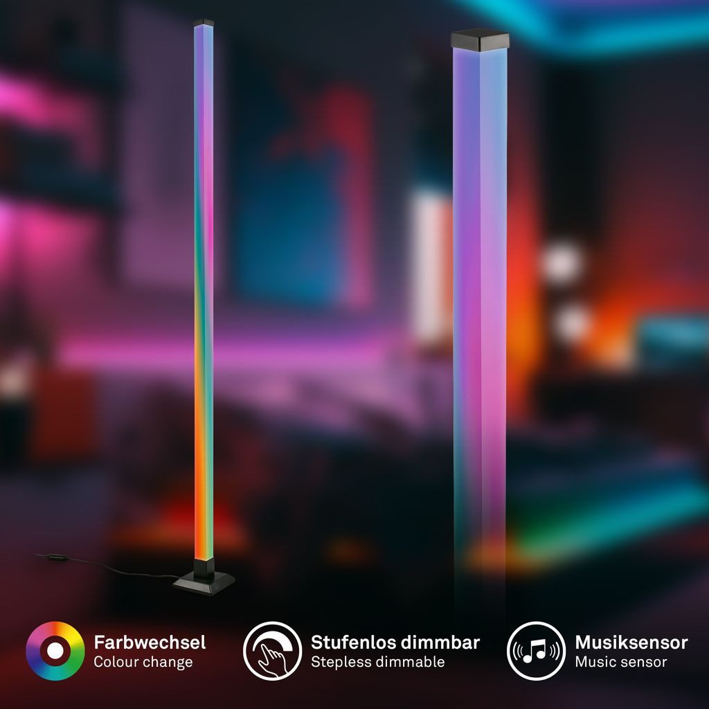 Briloner Leuchten Stehlampe 1661015, Dimmfunktion, LED günstig online kaufen