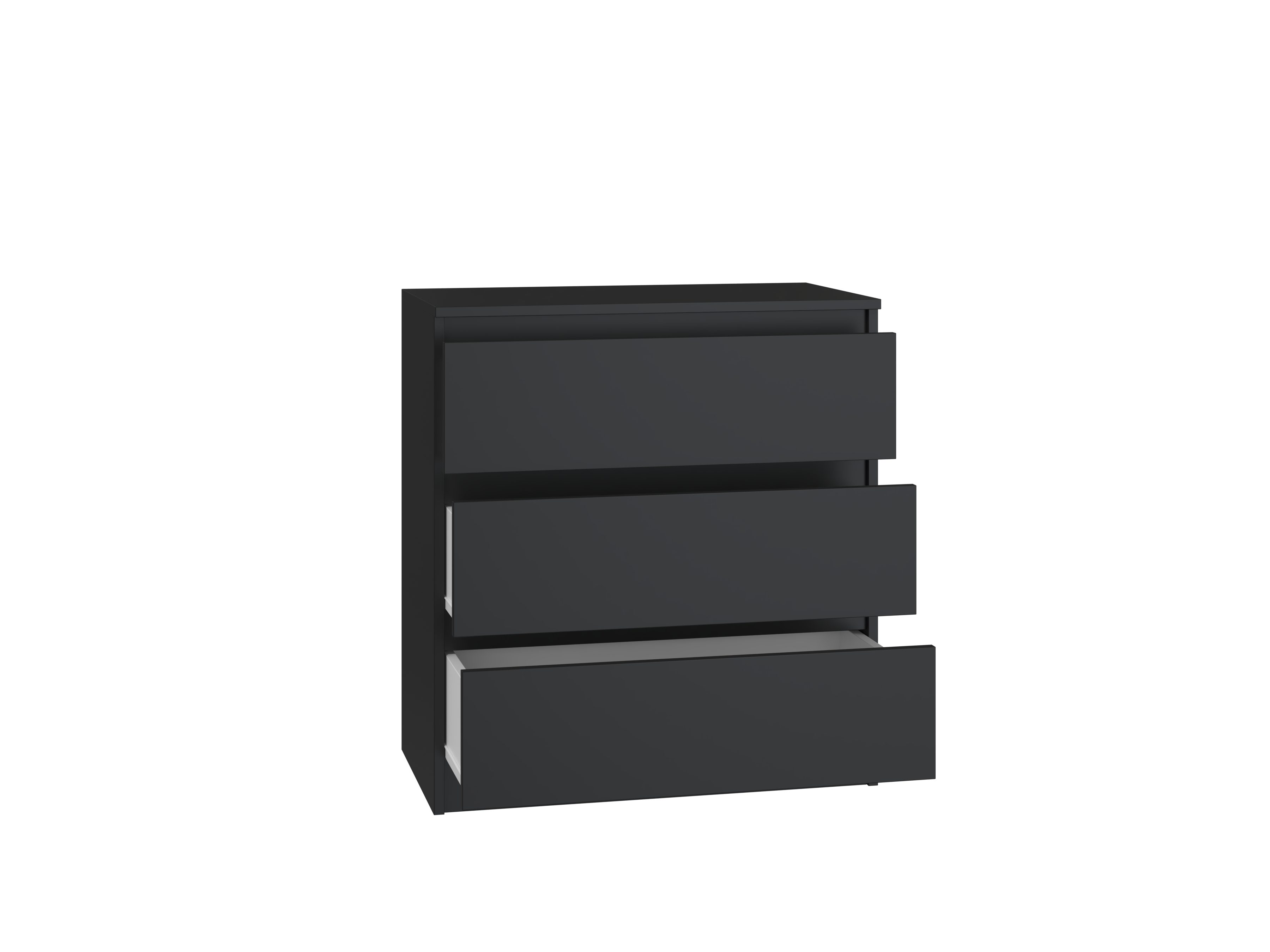 Raumhirsch Furniture Kommode Sideboard 70 cm breit (Maße 40 x 70 x 75 cm, 3 Schubladen), verschiedene Farben – Bild 3 von 5