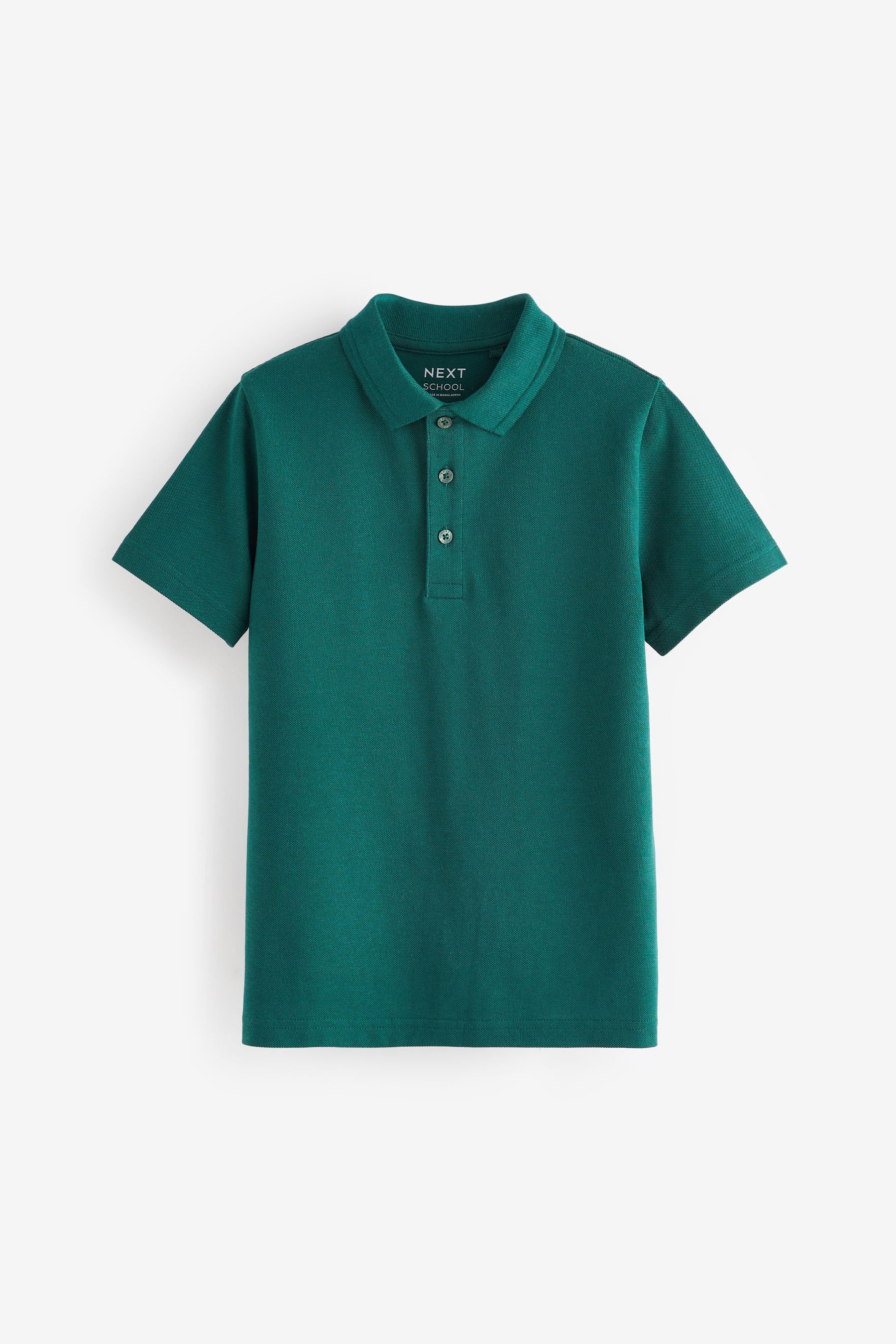 Next Poloshirt Schul-Poloshirts aus Baumwolle im 2er-Pack (2-tlg)