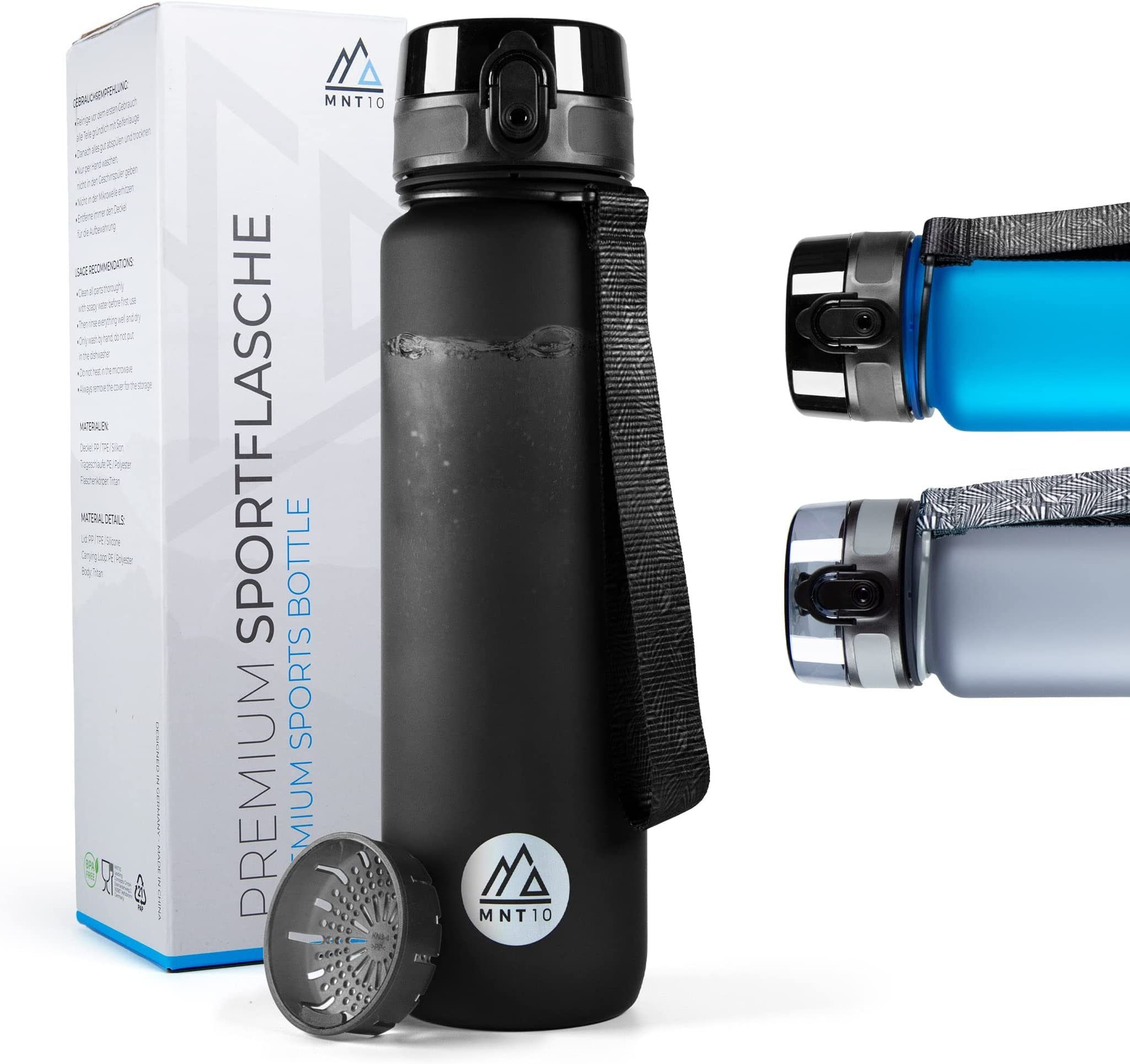coolrhino Trinkflasche 1,5L Wasserflasche Sportflasche Flasche Sport BPA  frei
