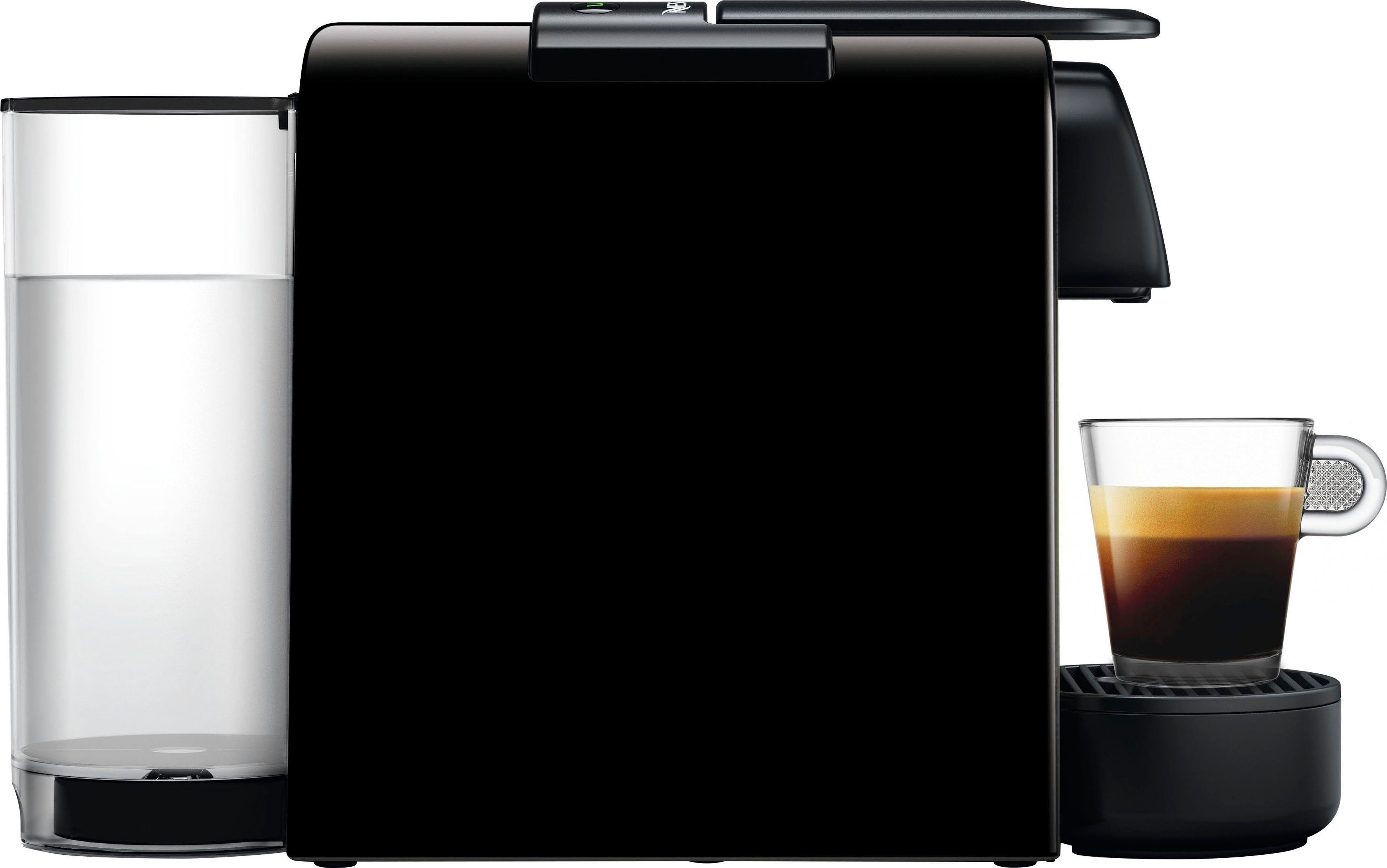 NESPRESSO Kapselmaschine Essenza Mini EN85.B von DeLonghi, Black, inkl. Willkommenspaket mit 7 Kapseln