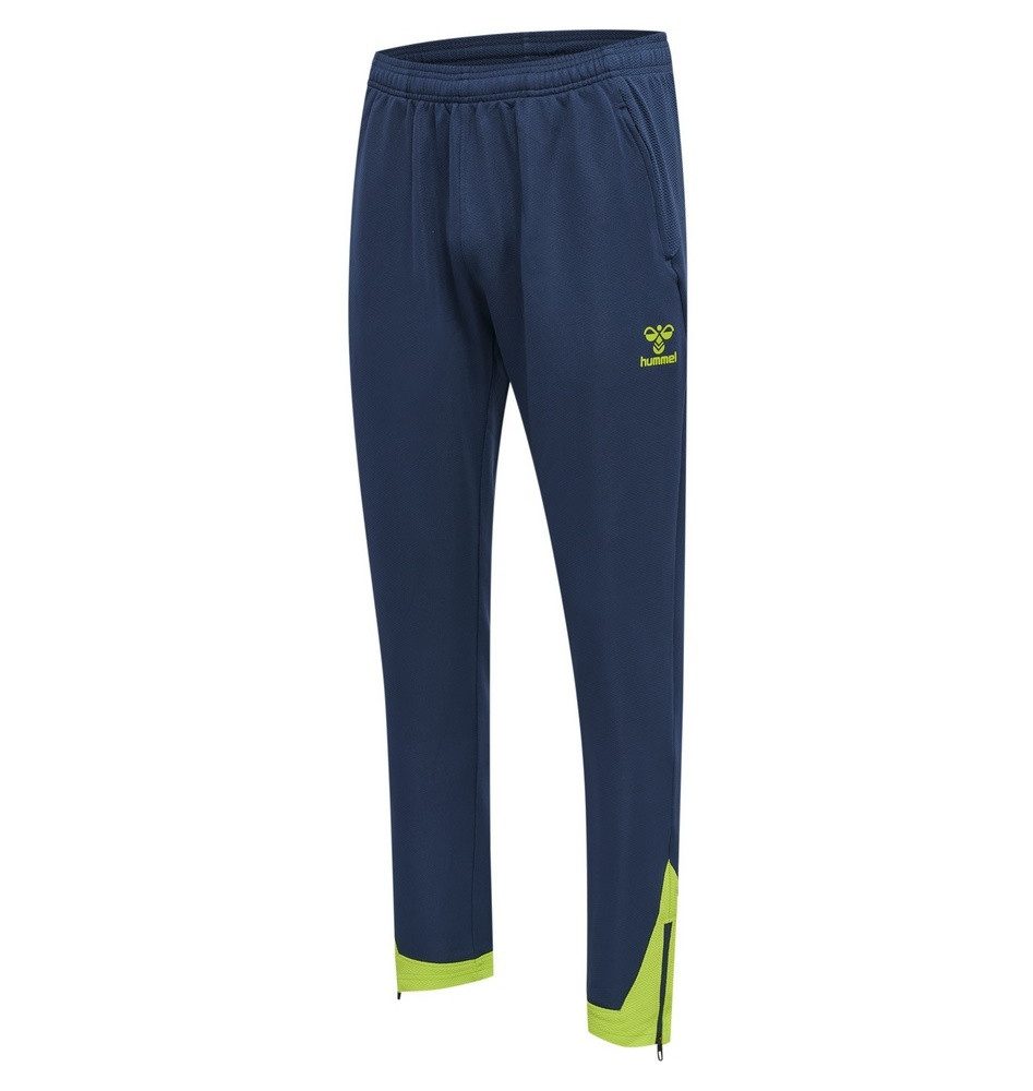 Sporthose hmlLEAD Poly Pants (Seitentaschen, dehnbarer Sweatstoff) Lang darkblau