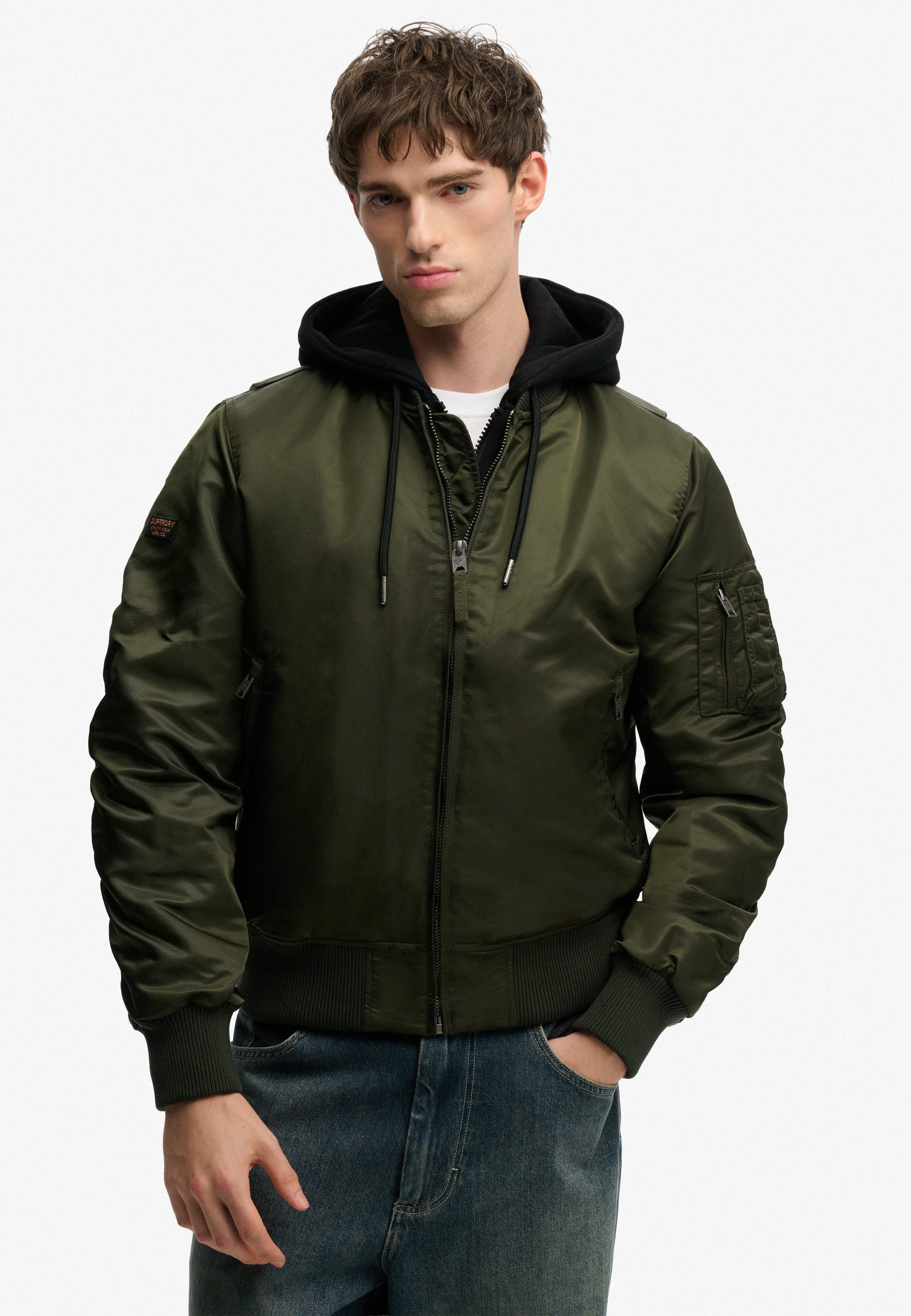Superdry Parka HOODED MA1 BOMBER JKT