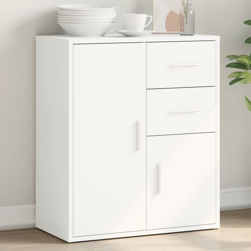 vidaXL Sideboard NA Kommode Sideboard Weiß 60x31x70 cm Spanplatte