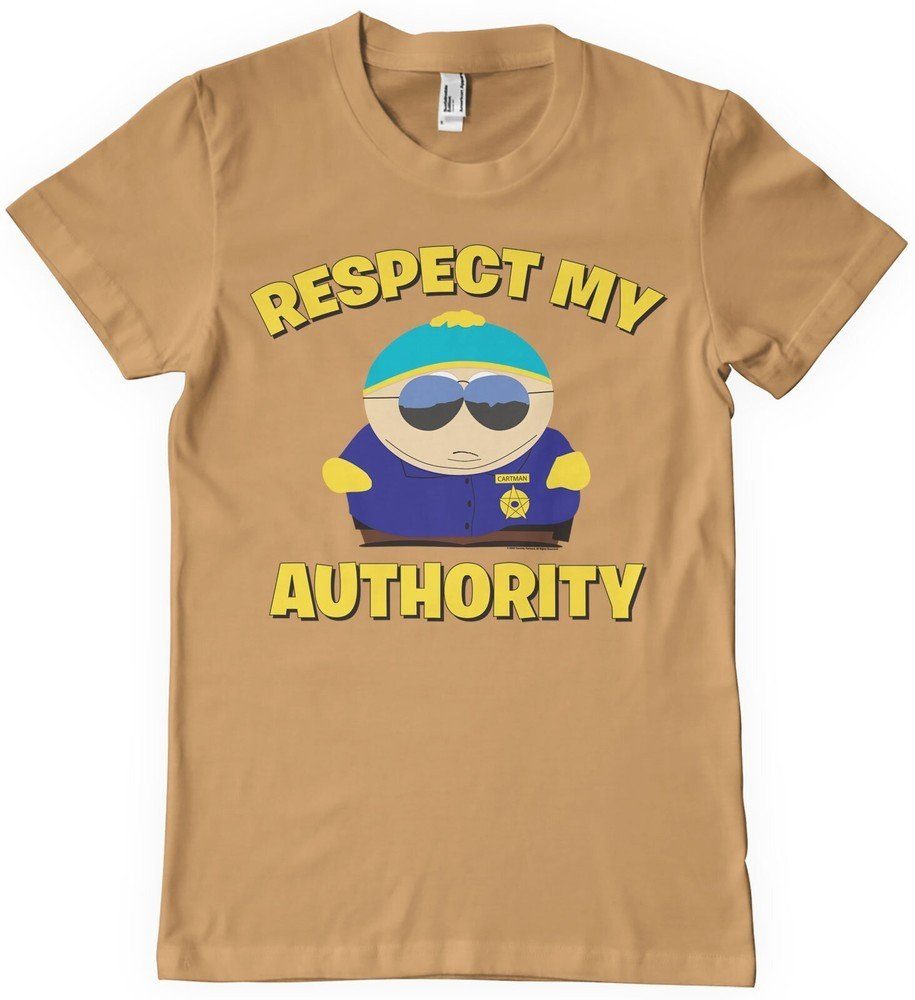 Park South Respect Authority T-Shirt My Blue T-Shirt