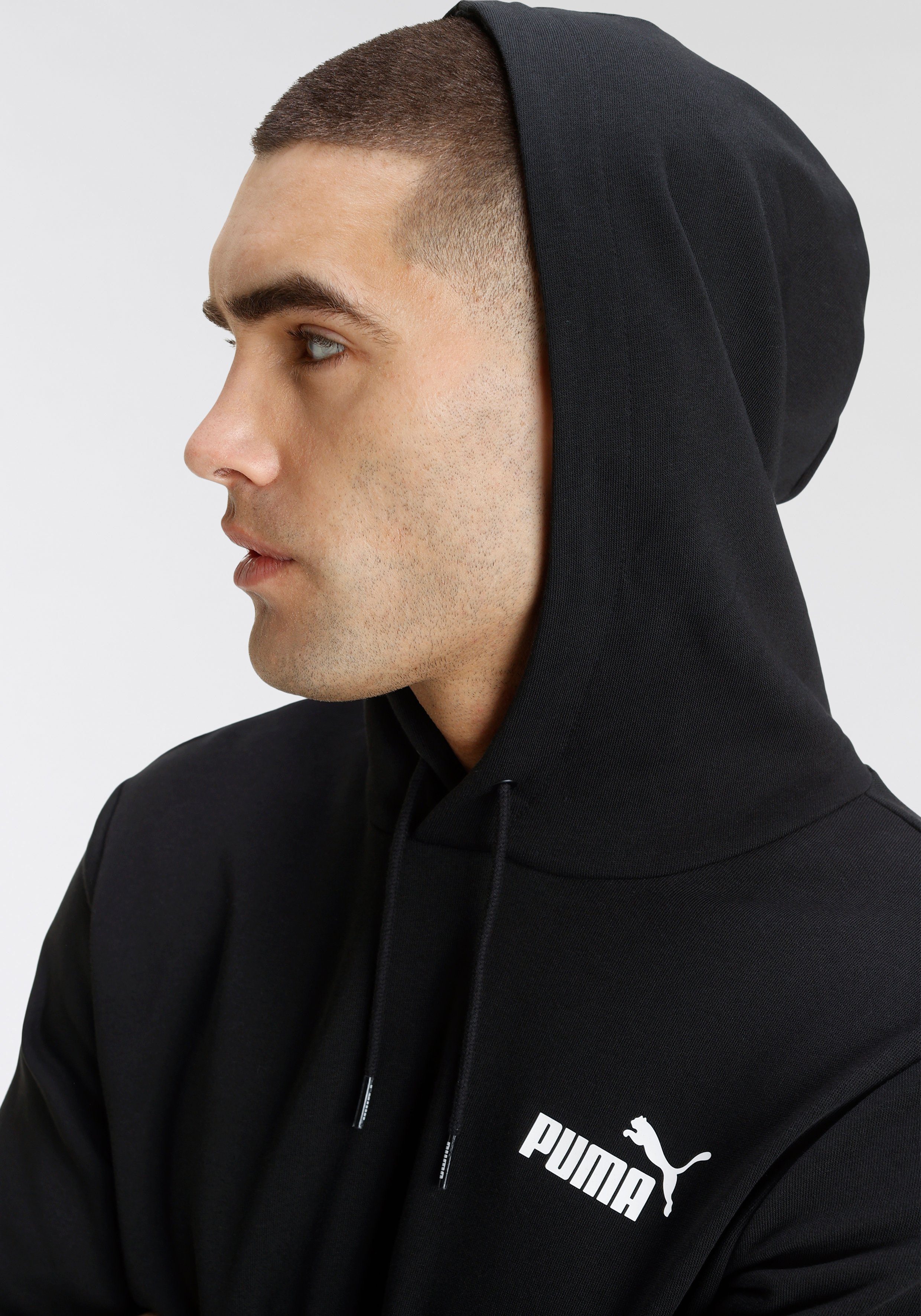 PUMA Kapuzensweatshirt ESS Black TR SMALL LOGO HOODIE