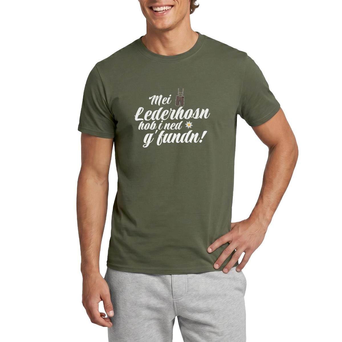 Spreadshirt T-Shirt Bayern Lederhose Ersatz Volksfest Trachtenshirt Männer T-Shirt (1-tlg)