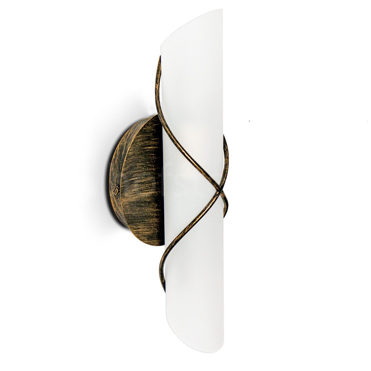 hofstein Wandleuchte »Curdomo« Wandlampe aus Metall/Glas günstig online kaufen