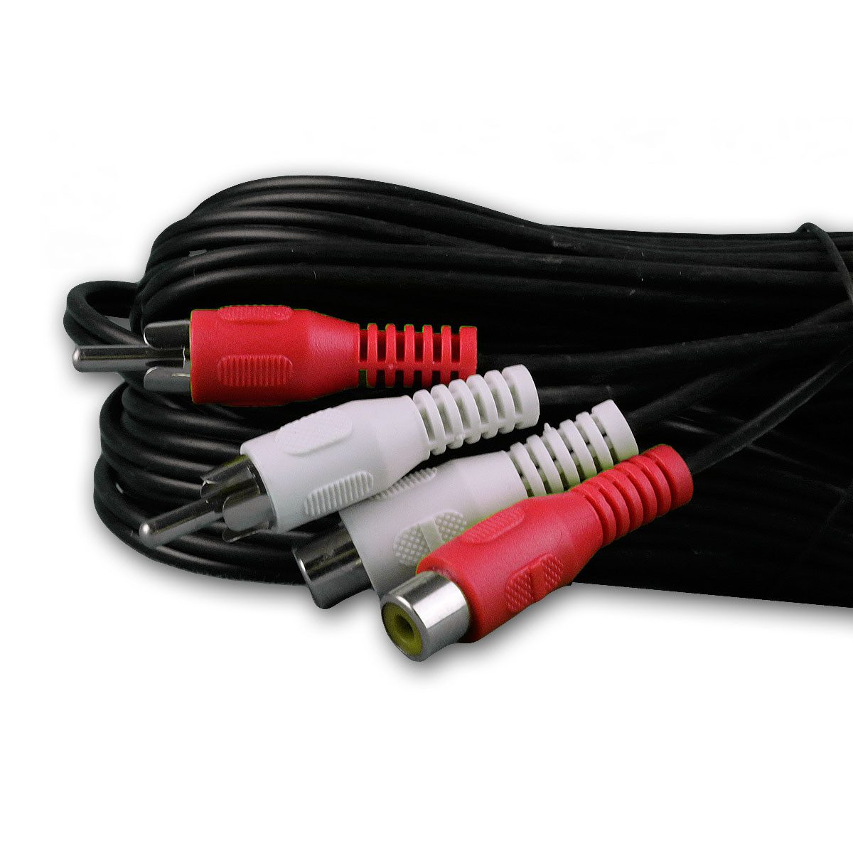 Blanko Cinch-Stecker Cinch Kabel Verlängerung 10m, Cinchverlängerung
