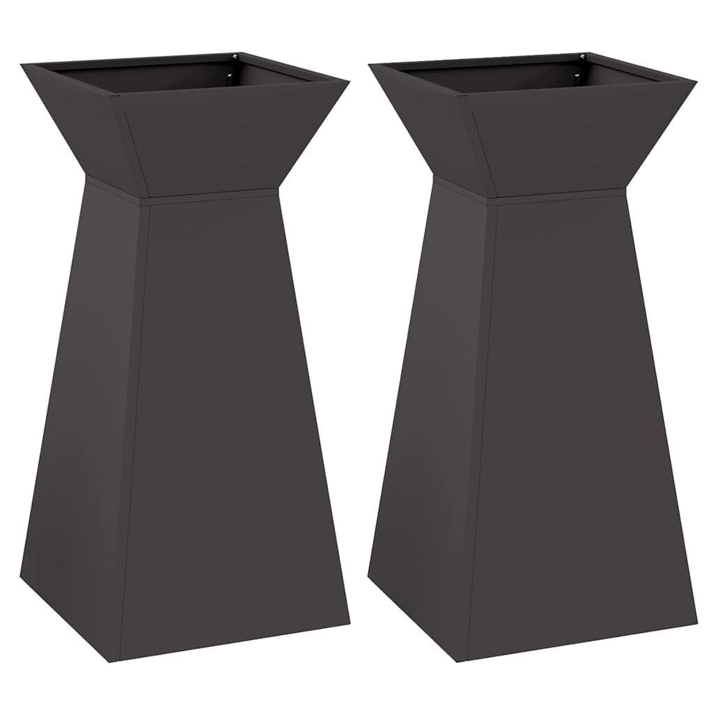 vidaXL Blumentopf Säulen Pflanzer 2 pcs günstig online kaufen