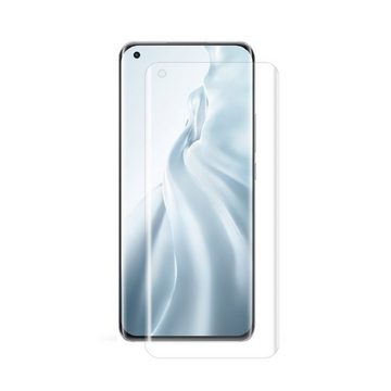 Protectorking Schutzfolie 2x Panzerfolie für Xiaomi Mi 11 Ultra FULL COVER Displayschutz Display, (2-Stück), klar