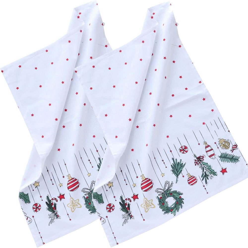 BOLTZE Geschirrtuch Geschirrtuch Trockentuch Küchenhandtücher 2er Set 70x50 günstig online kaufen