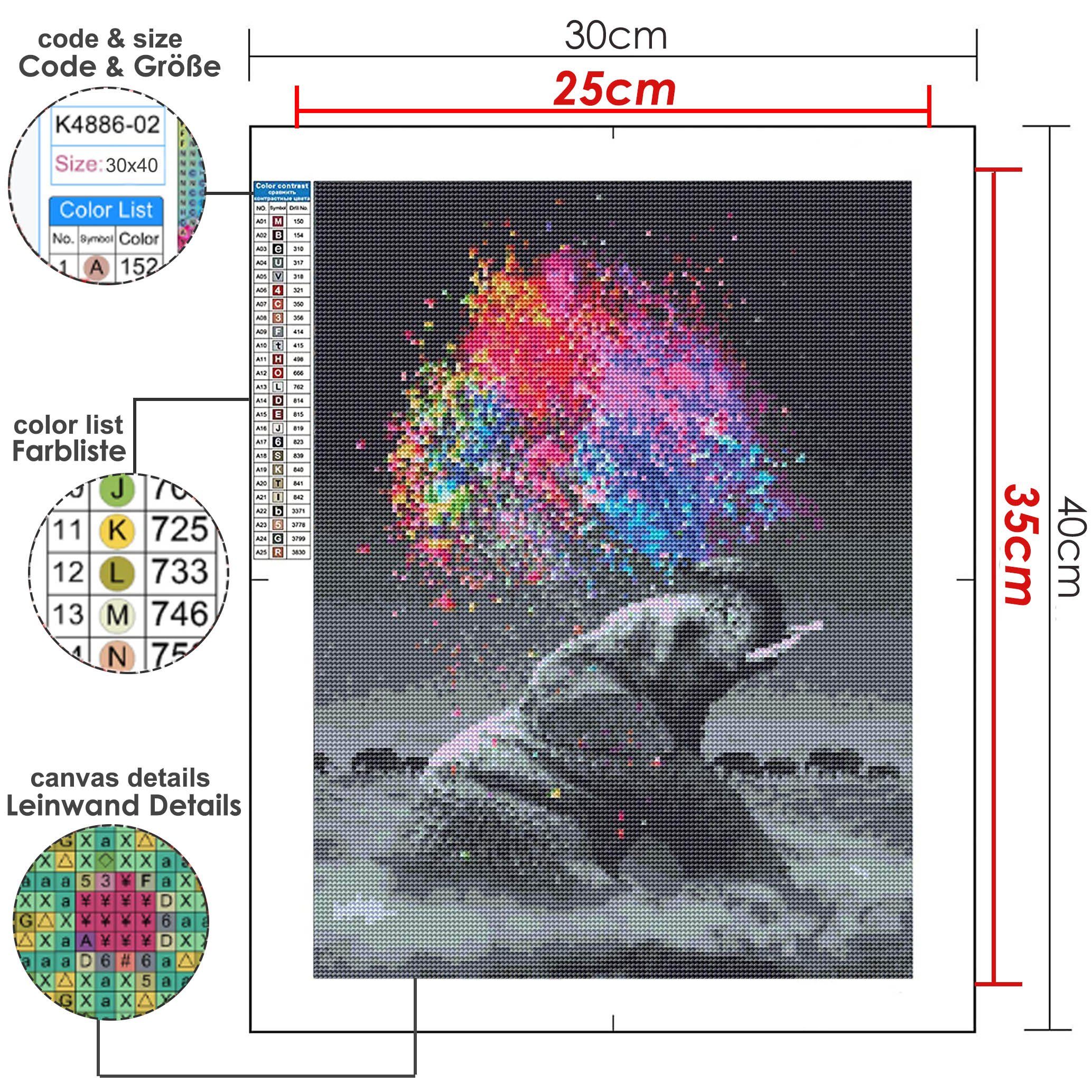 GOLDEN Gemälde GOLDEN Diamond Painting Wandspiegel Rund Acryl Mandala günstig online kaufen