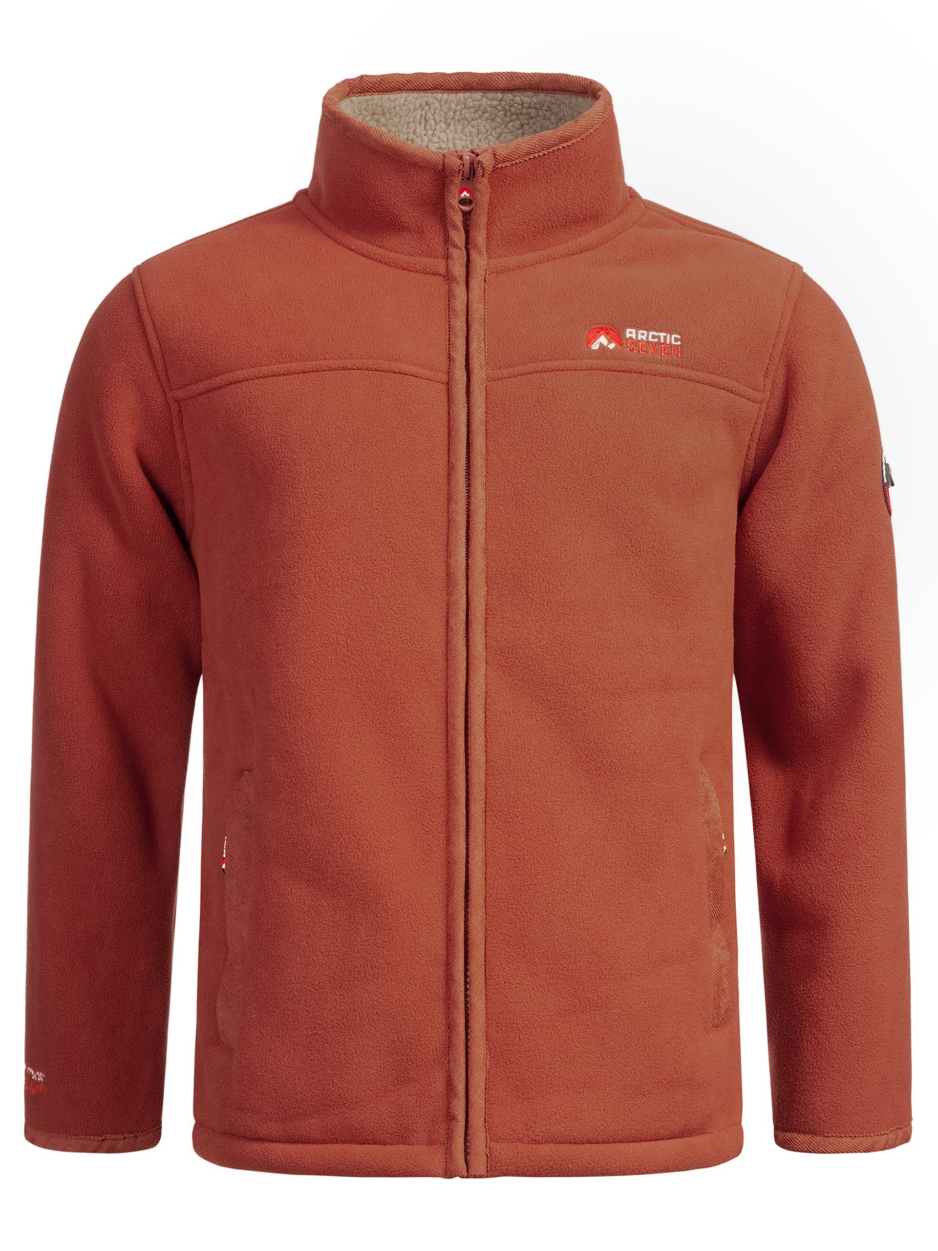 Arctic Seven Fleecejacke ASZeroo mit hoch schließendem Stehkragen – Bild 3 von 5
