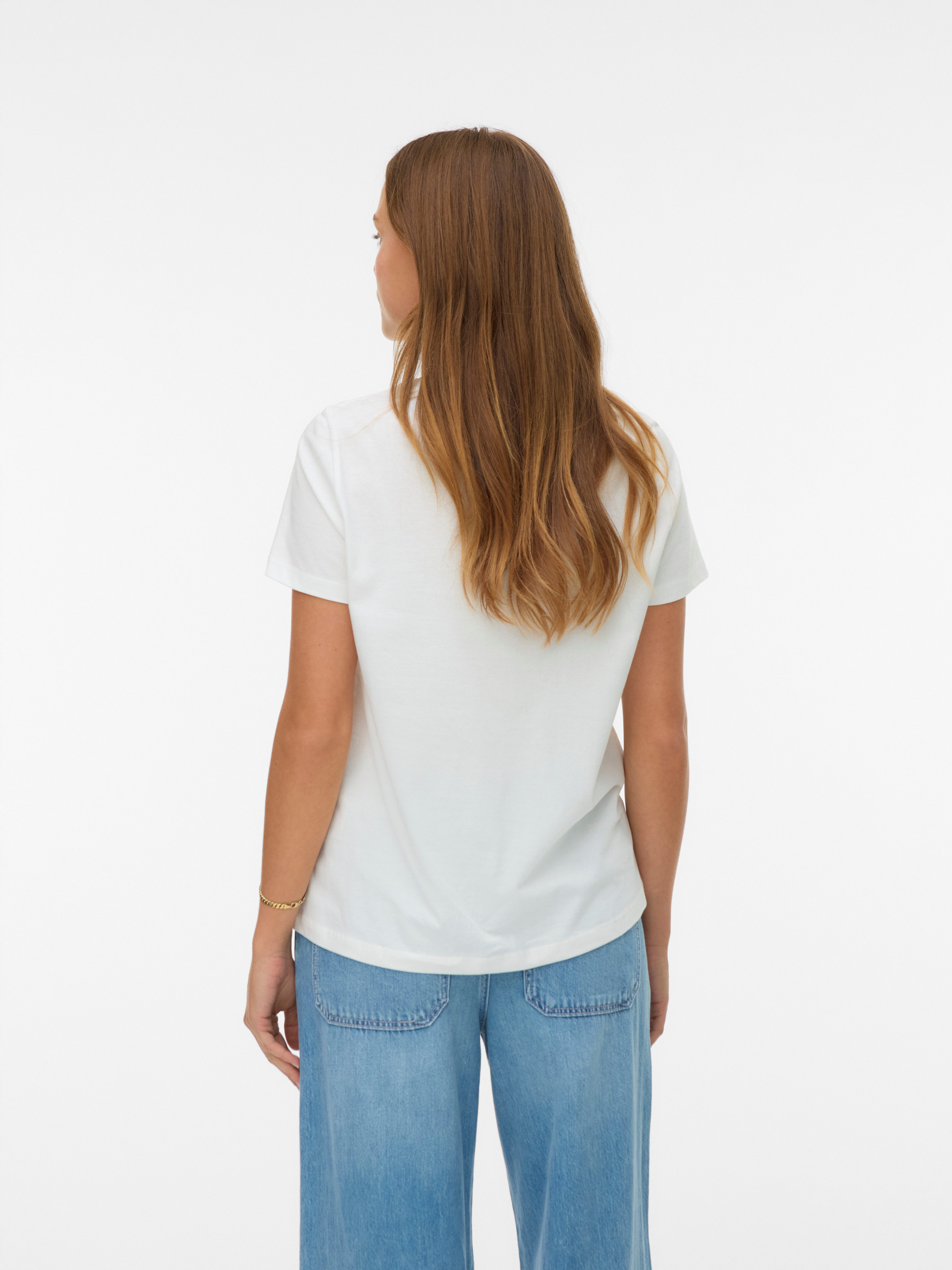 Vero Moda Kurzarmshirt VMJAMAICA S/S T-SHIRT JRS BTQ Baumwolle günstig online kaufen
