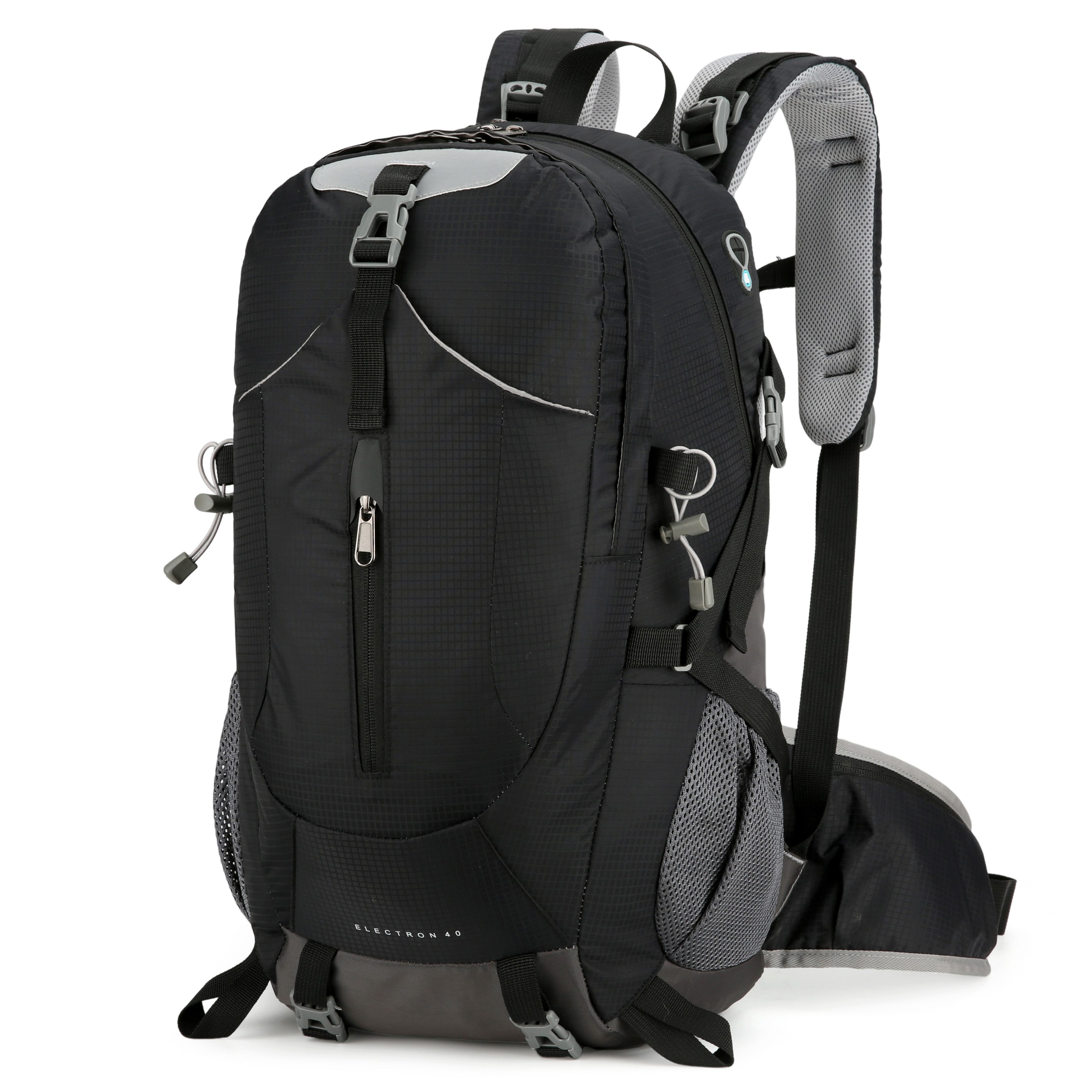 Wanderrucksack 40L Trekkingrucksack Reiserucksack mit Regenschutz Wasserdicht