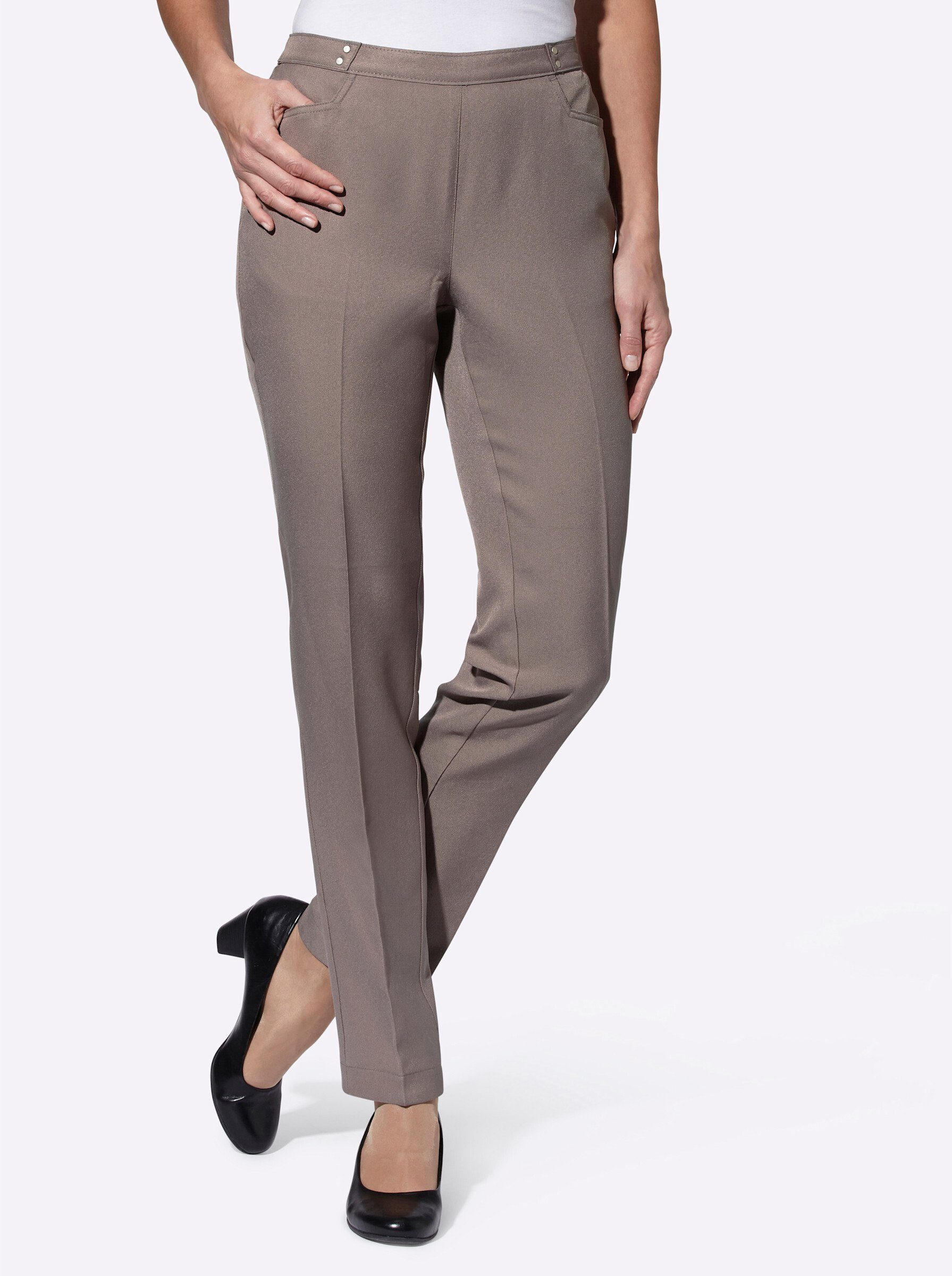 Witt Jerseyhose Bügelfaltenhose Länge ca. 72 günstig online kaufen