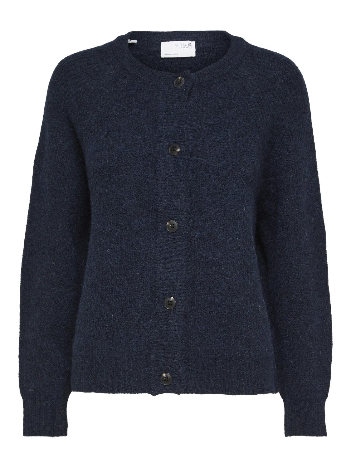 SELECTED FEMME Strickpullover Strickjacke Relaxed Fit günstig online kaufen