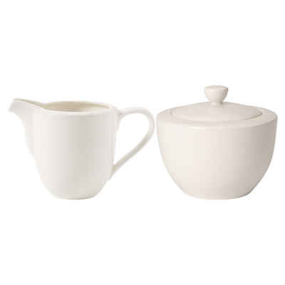 Villeroy & Boch Milch- und Zuckerset For Me Milch & Zucker Set 2er Set (2-tlg), Porzellan