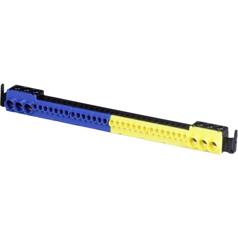 F-Tronic Montageklemme F-Tronic 9910010 Steckklemme = Leiter-Typ Gelb Blau, PE N