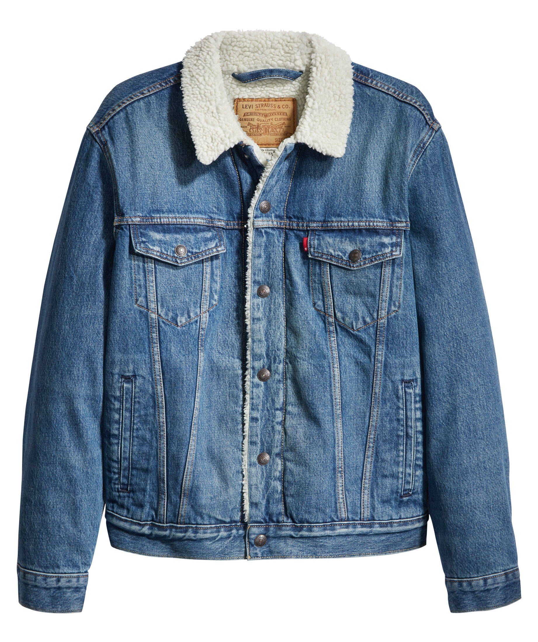 Levi's® Jeansjacke Herren Jeansjacke "Type III Sherpa Trucker" (1-St)