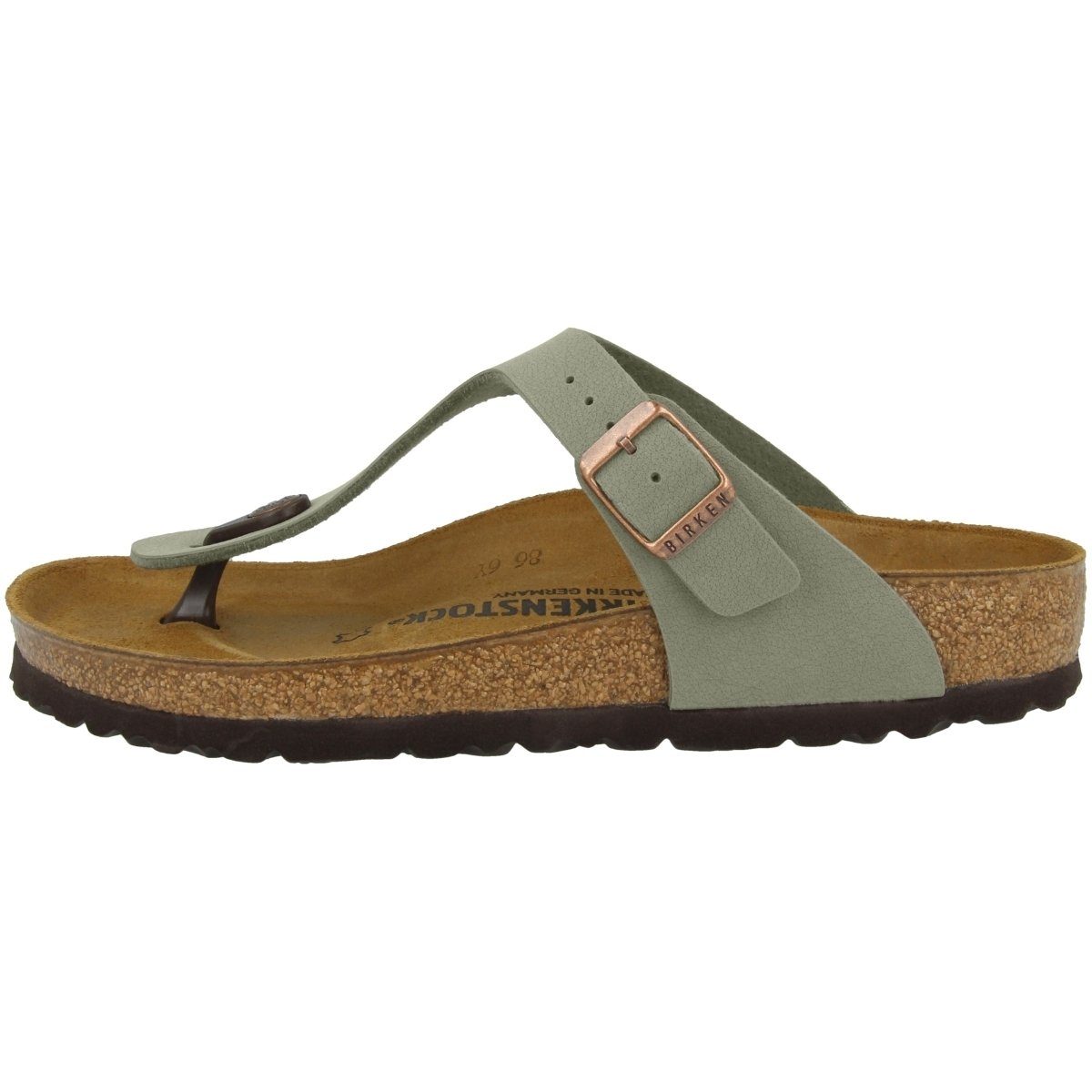 Birkenstock Gizeh Birko-Flor Nubuk normal Unisex Erwachsene Zehentrenner Sandalen, Sandaletten, Sommerschuhe, Badeschuhe, Zehentrenner