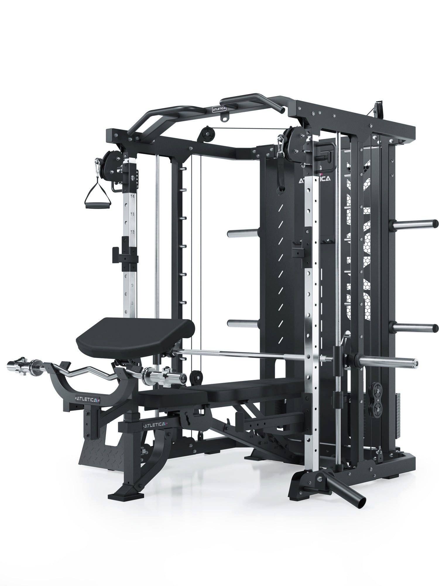 ATLETICA Kraftstation SWAT Multipresse, Performance Version, 2 x 75 kg Gewichte