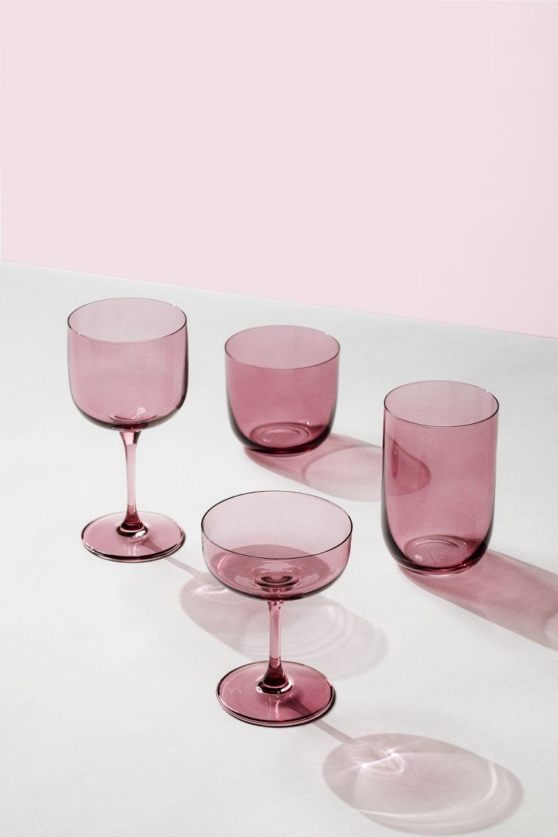 like. by Villeroy & Boch Gläser-Set Like Grape Longdrinkbecher Set 2tlg, Kristallglas