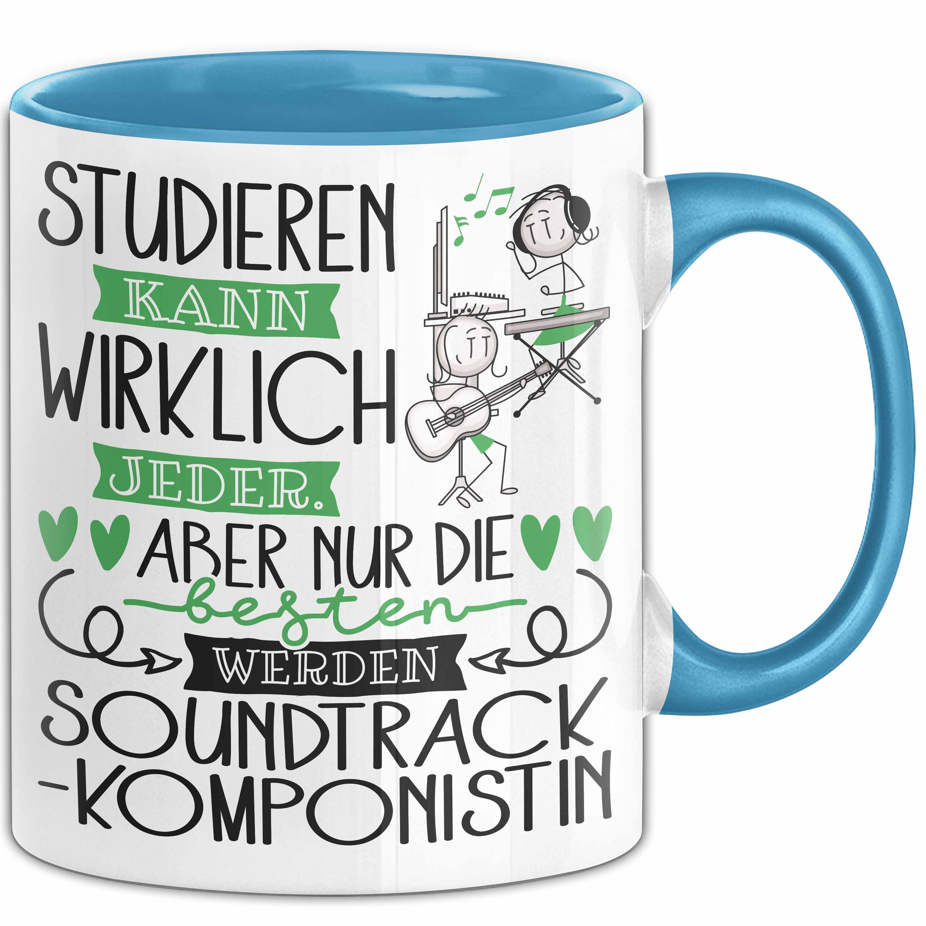 Trendation Tasse Soundtrack-Komponistin Tasse Lustiges Geschenk Studieren Kann Wirkli