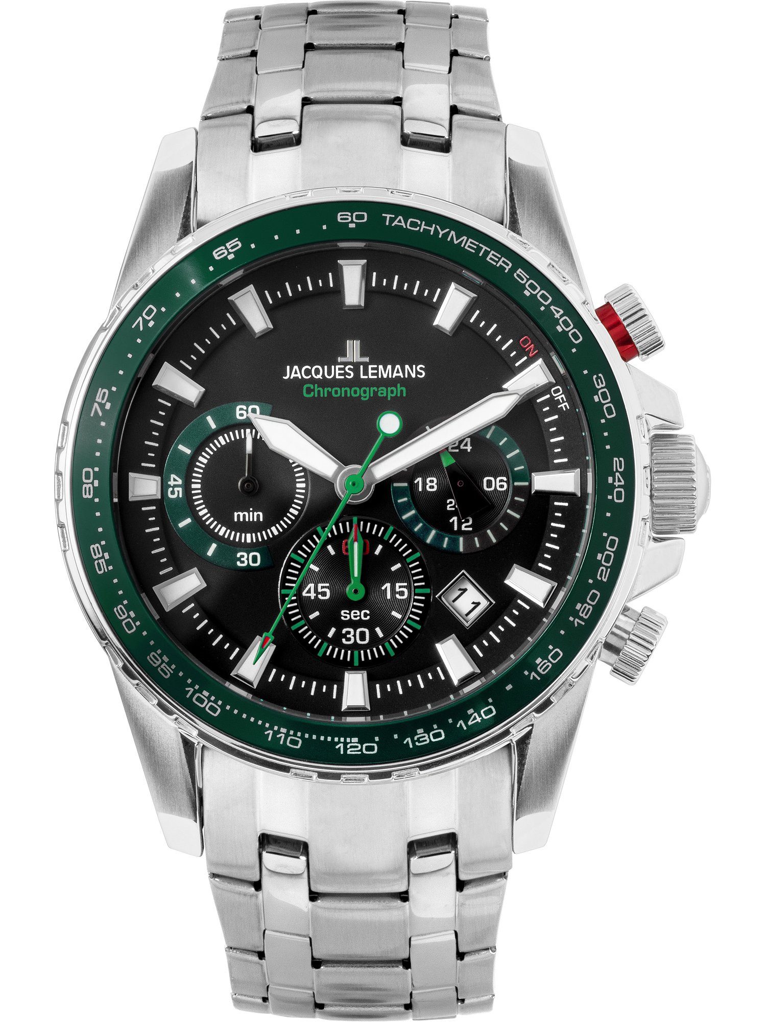 Chronograph Jacques Lemans Herren-Uhren Analog Quarz