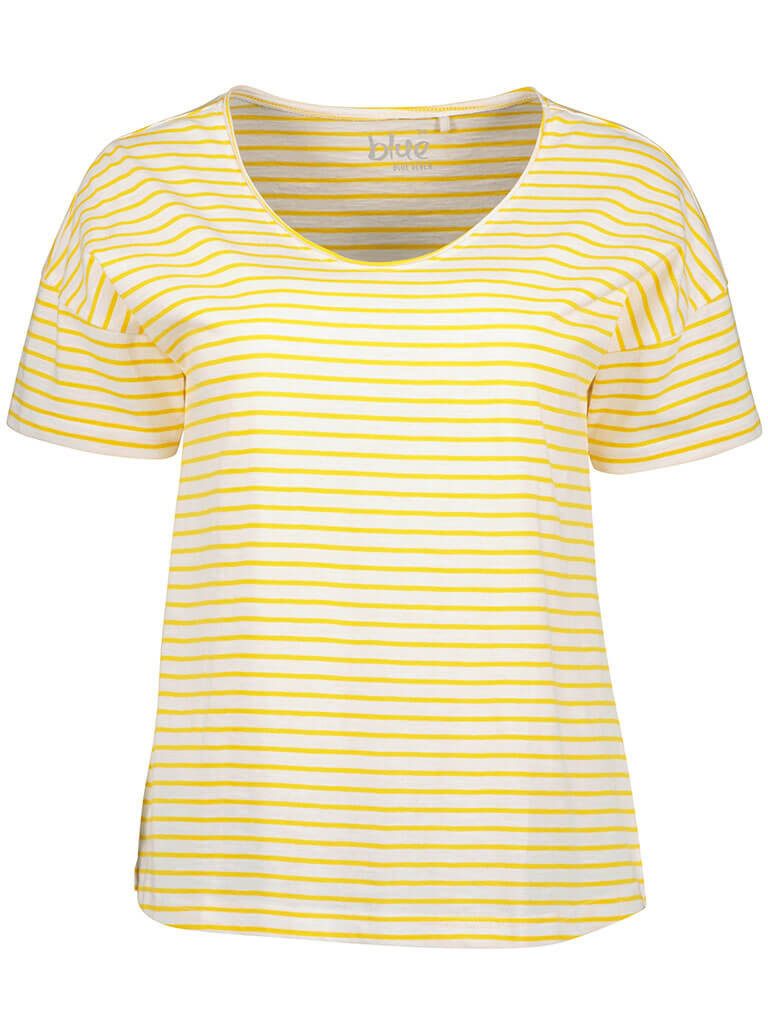 Blue Seven T-Shirt Damen Kurzarm-Shirt Streifen günstig online kaufen