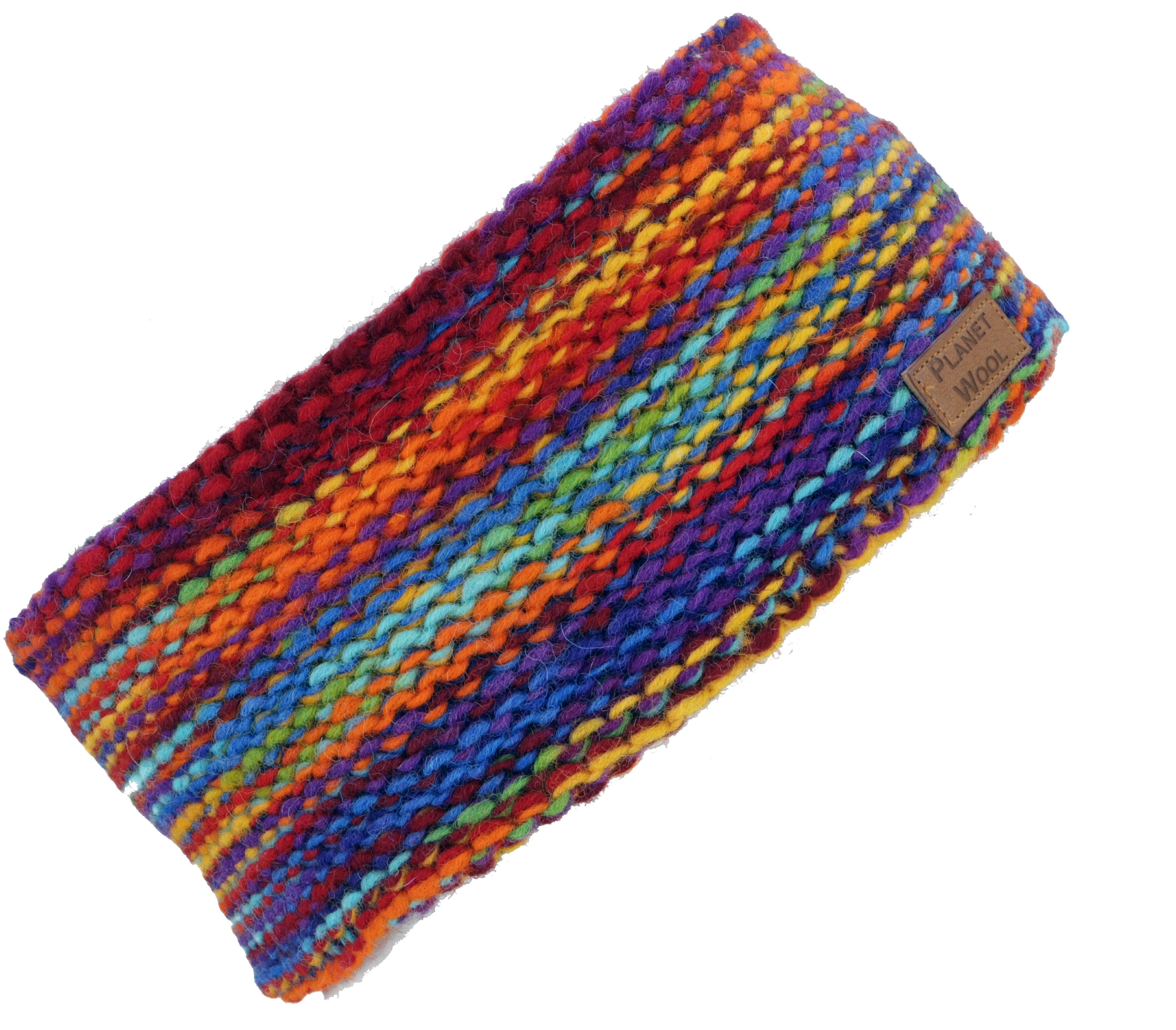 Guru-Shop Stirnband Woll-Strick-Stirnband aus Nepal mit.. günstig online kaufen