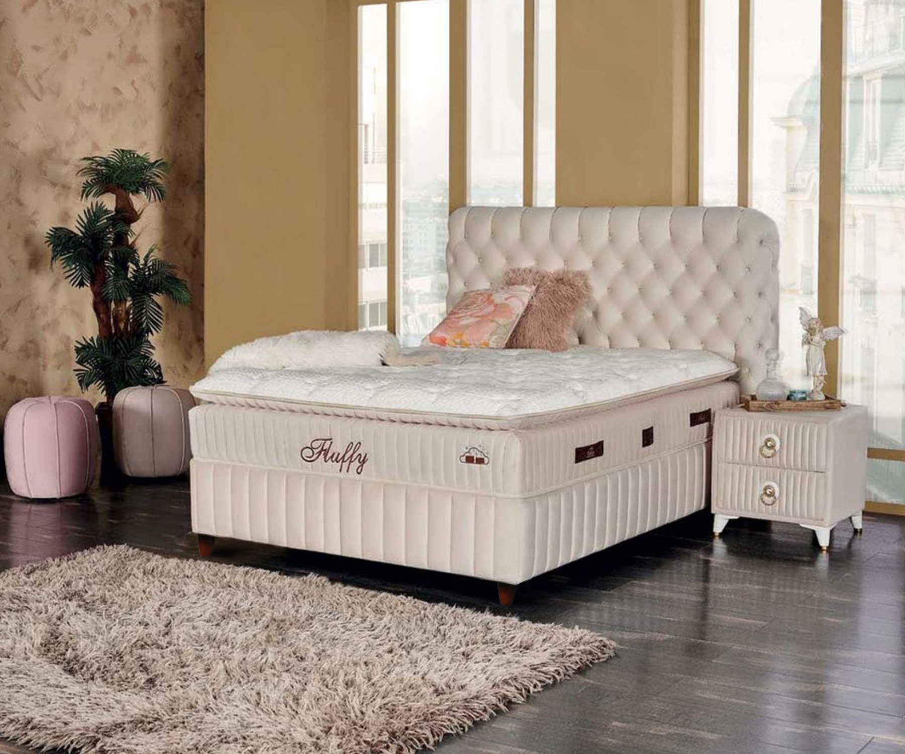 Pointhome Boxspringbett Set, Bss Bedding, Fluffy, günstig online kaufen