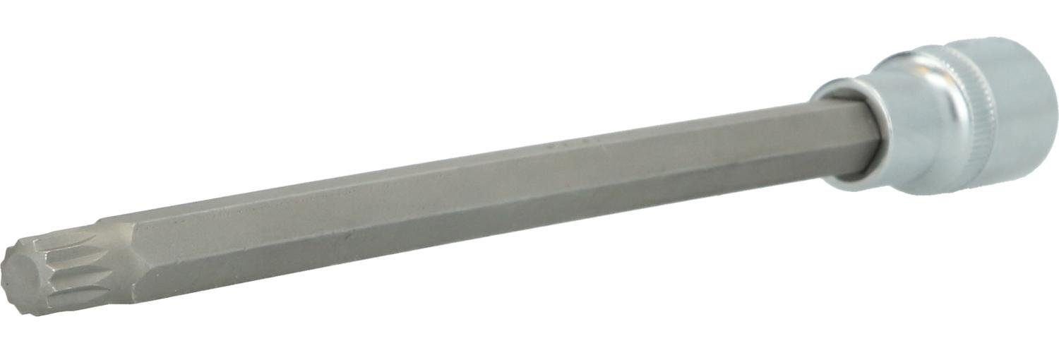 Bohrer- und Bitset 1/2" Vielzahn-Bit-Stecknuss, 200 mm lang, M10