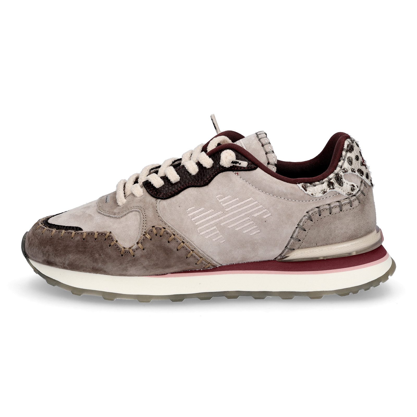 Maripé Maripé Damen Sneaker Amsterdam grau taupe Sneaker