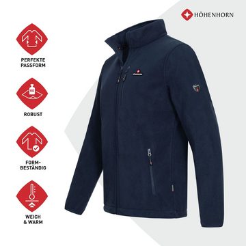 Höhenhorn Fleecejacke Eigler Herren Fleece Jacke Full Zip Outdoor Wander Troyer Microfleece