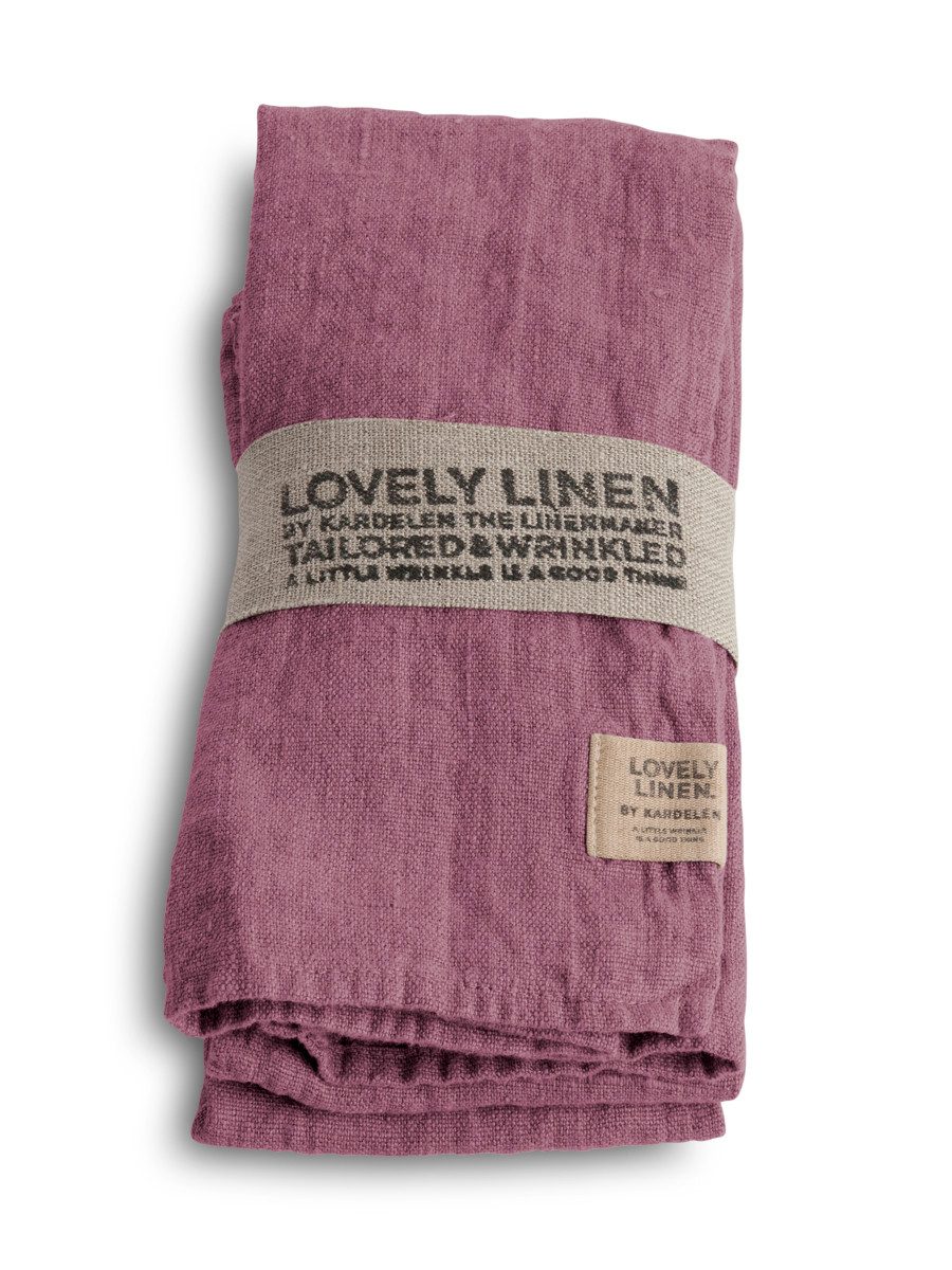Lovely Linen Stoffserviette Linen Lovely Serviette Leinen old rose (1 Stück)
