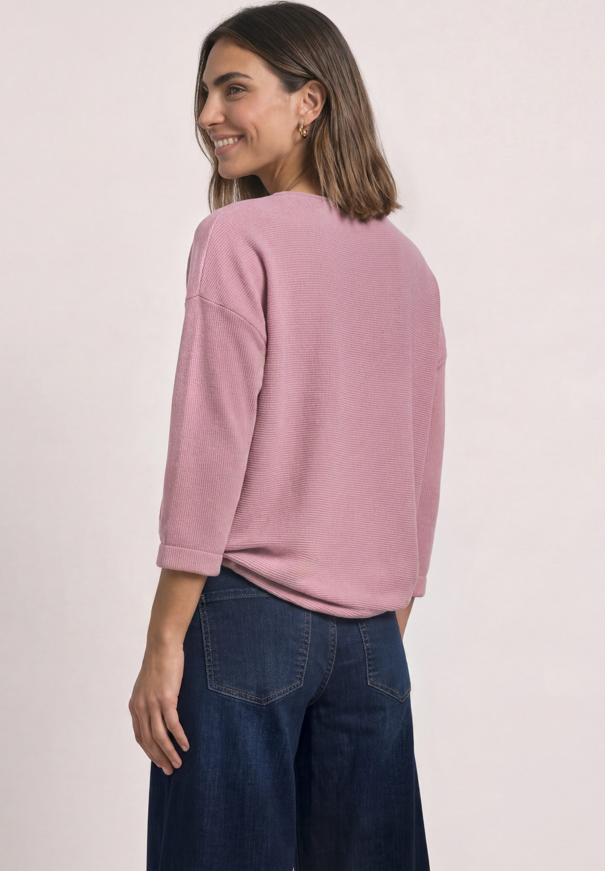 STREET ONE Blouson mit Rundhals in Cord-Optik