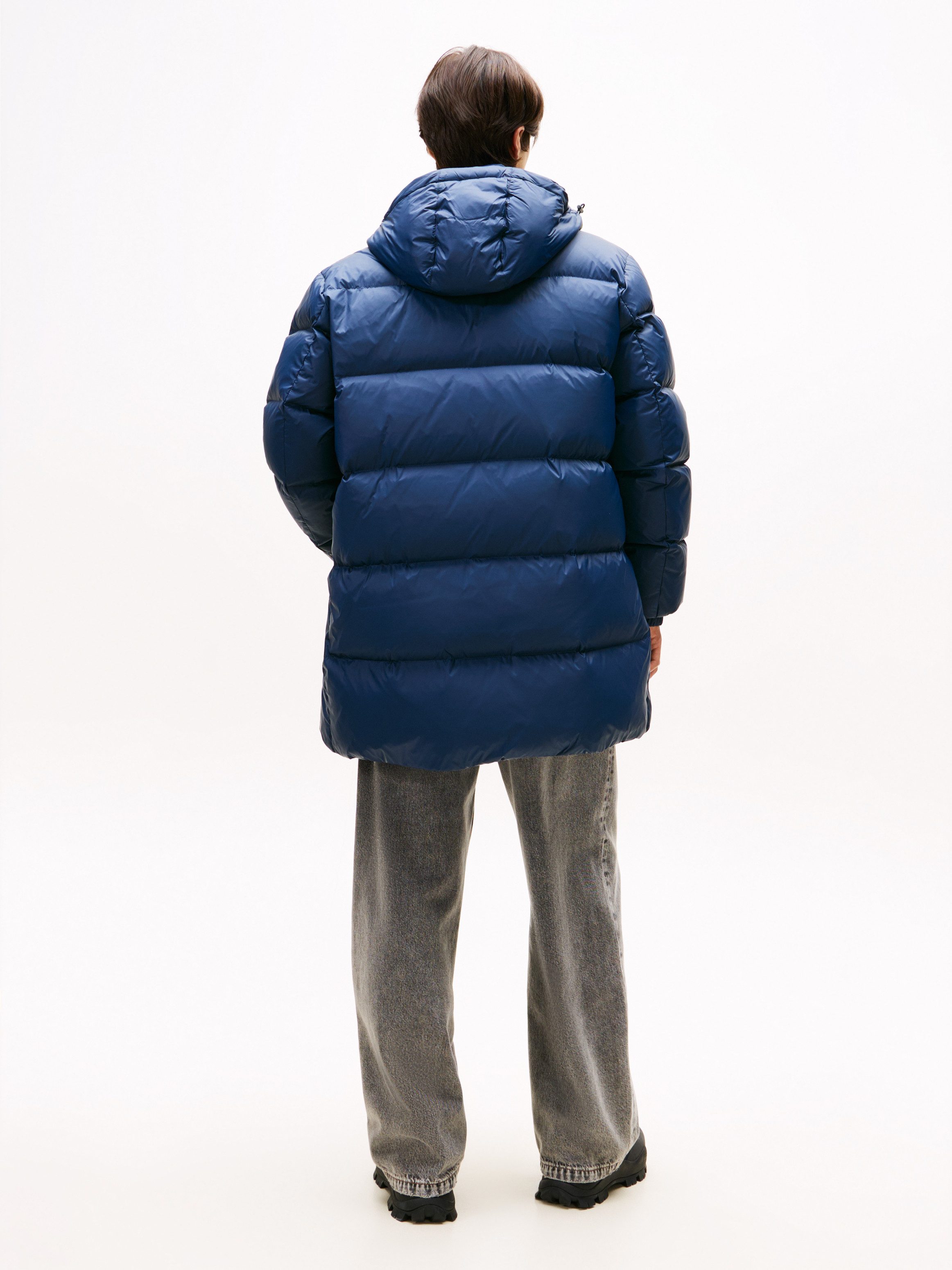 Tommy Jeans Steppjacke TJM ESSENTIAL DOWN PARKA Daunenjacke, Übergangsjacke mit Kapuze