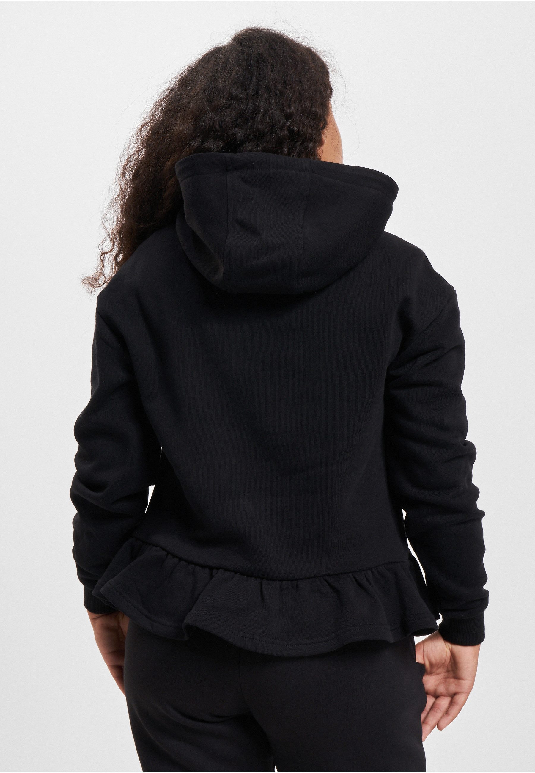 URBAN CLASSICS Hoodie Urban Classics Damen Girls Organic Volants Hoody (1-tlg)