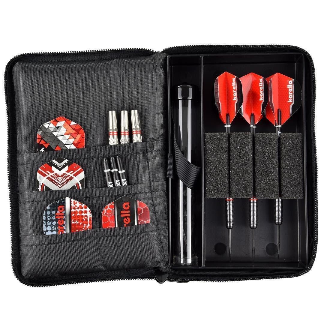 Karella Dartpfeil Darttasche THE PAK - camo, Dart Case Etui Tasche für Dartpfeile Flights